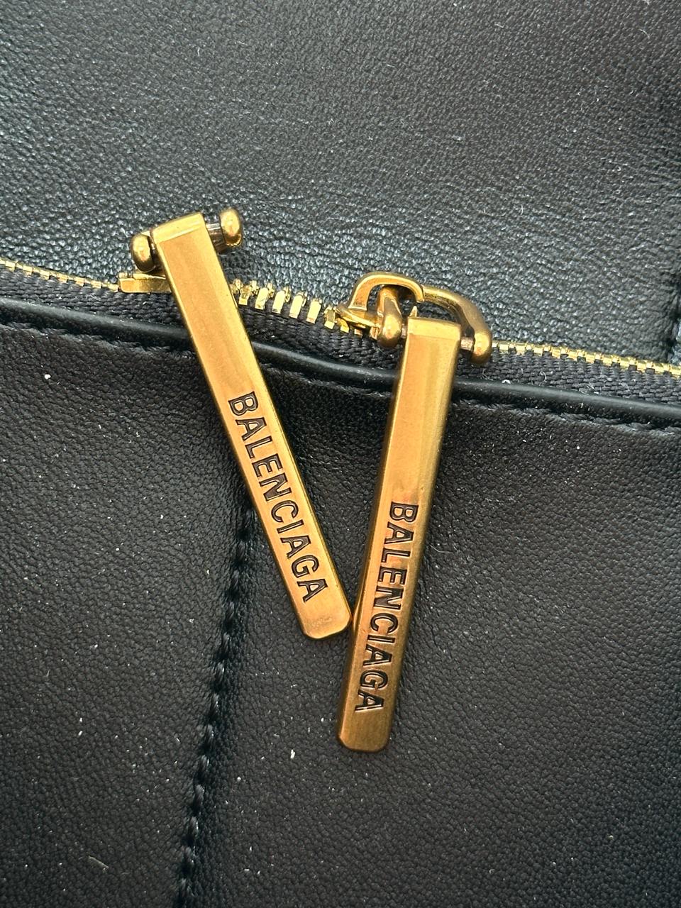 Balenciaga Bel Air Small Carry All Bag in Black\Gold - 13