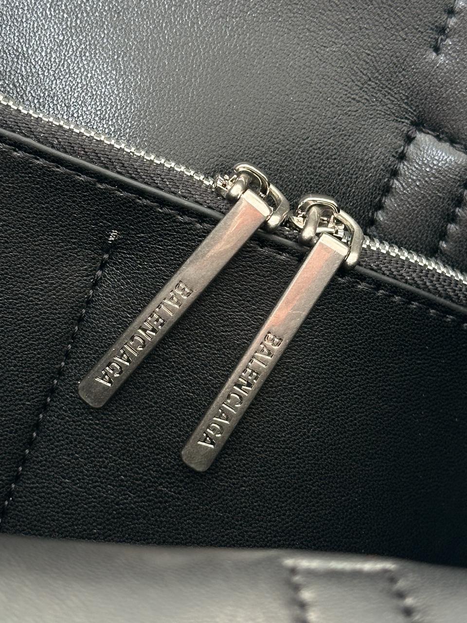 Balenciaga Bel Air Small Carry All Bag in Black\Silver - 13