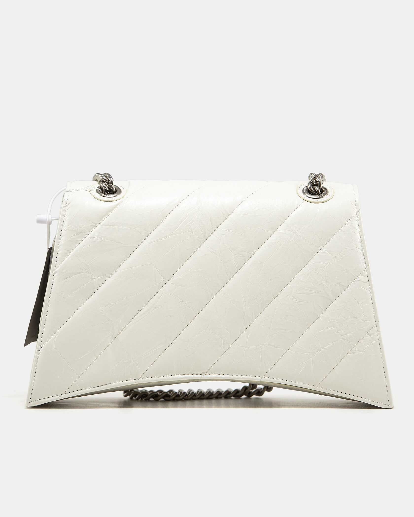 Balenciaga Crush Chain Bag Quilted in White\Silver - 9