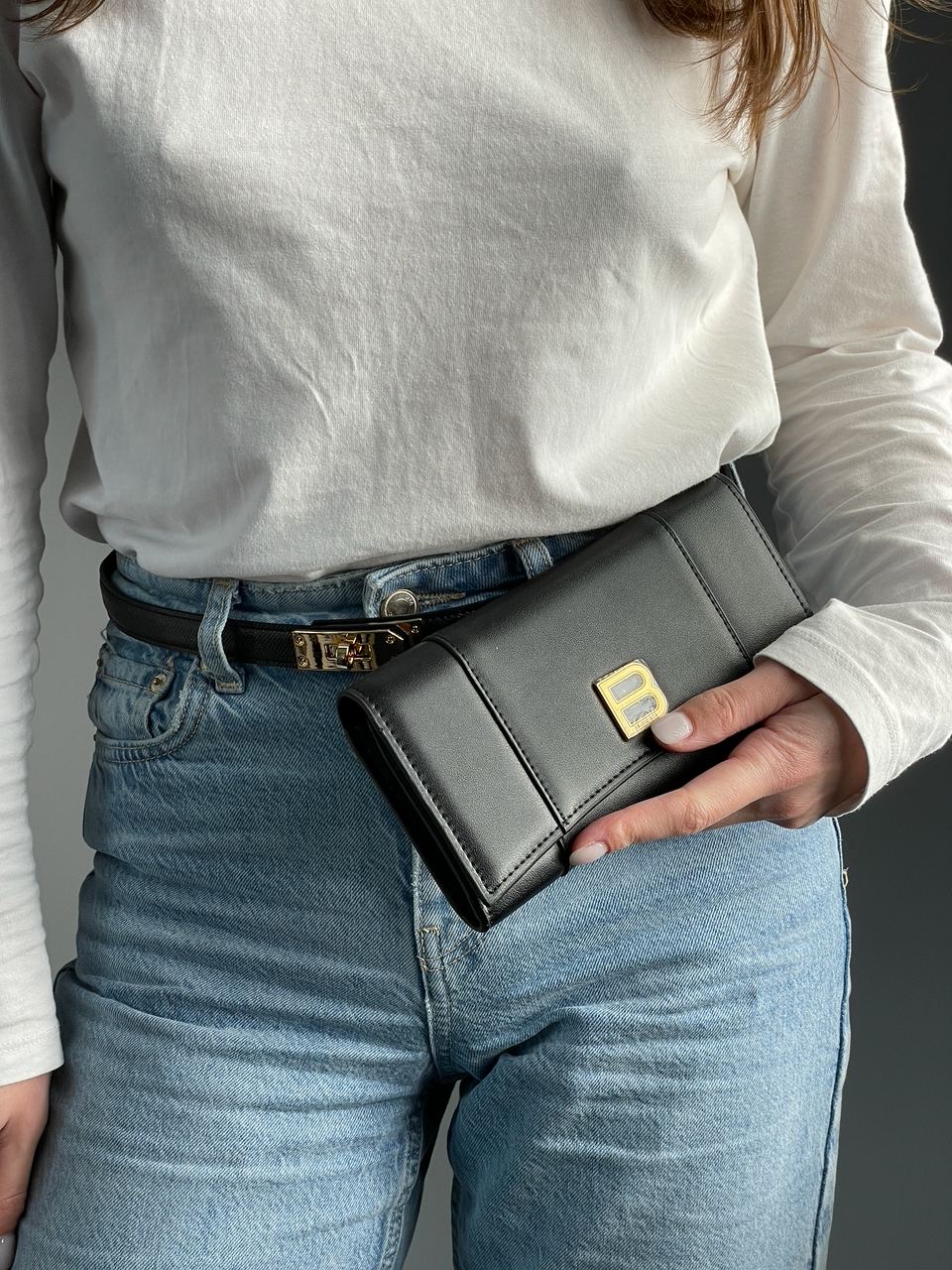 Balenciaga Hourglass Continental Wallet - 4