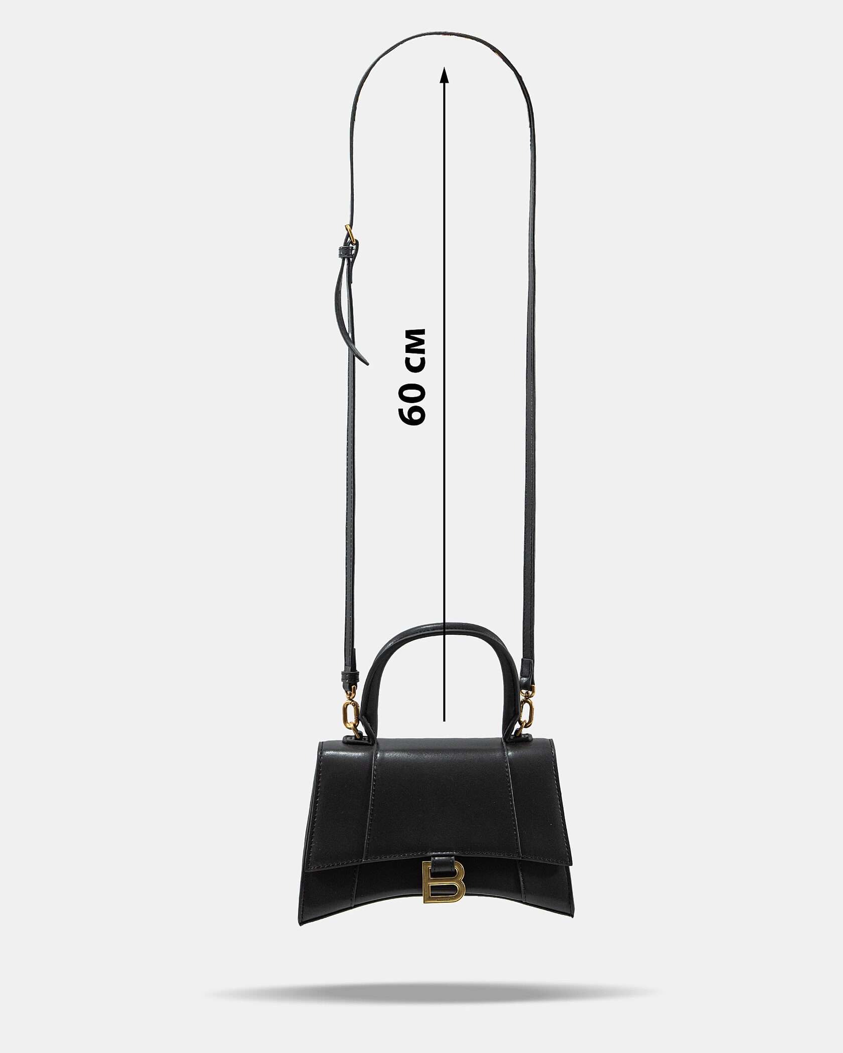 Balenciaga Hourglass Small Handbag in Black - 4