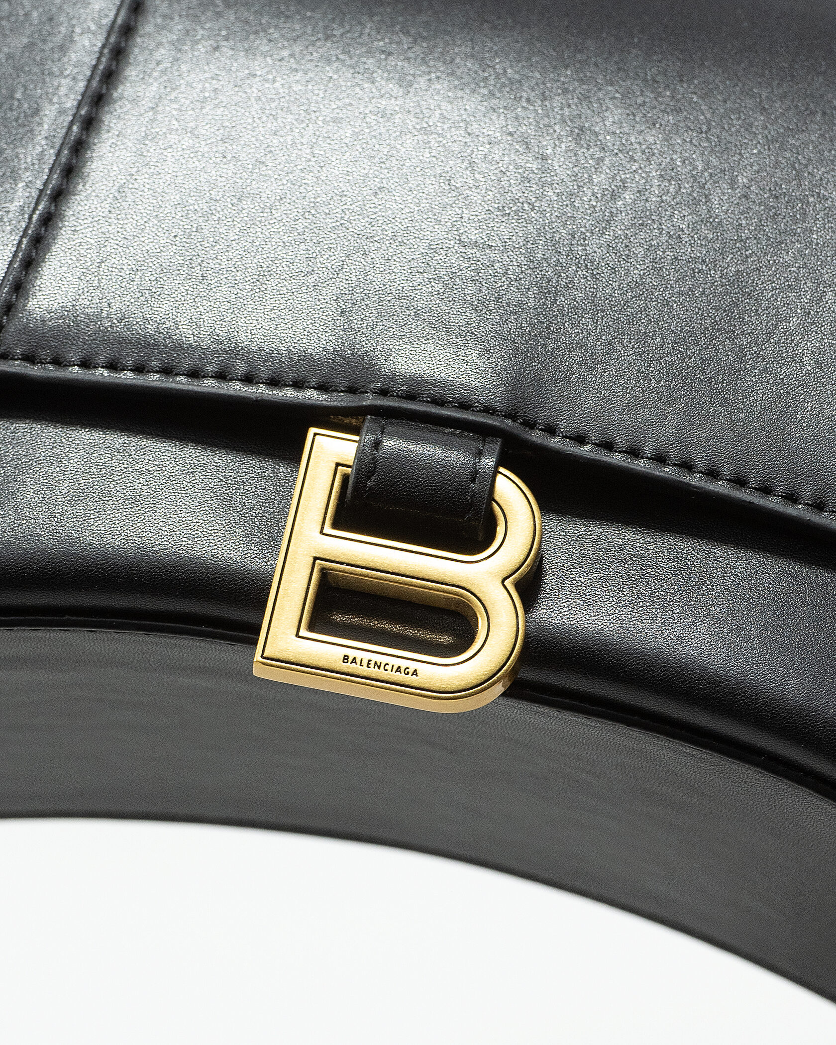 Balenciaga Hourglass Small Handbag in Black - 6