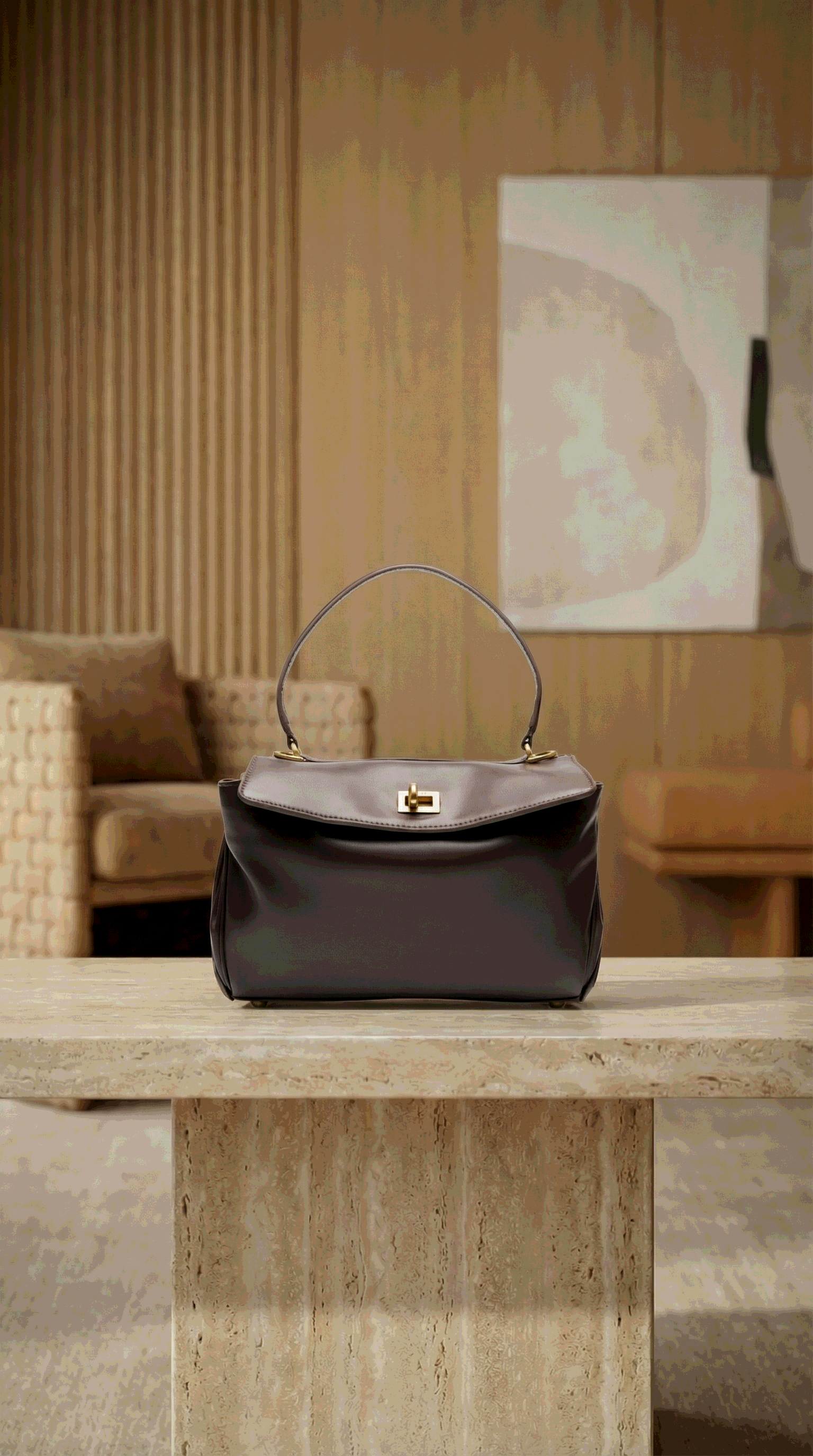 Balenciaga Rodeo Brown/Gold - 6