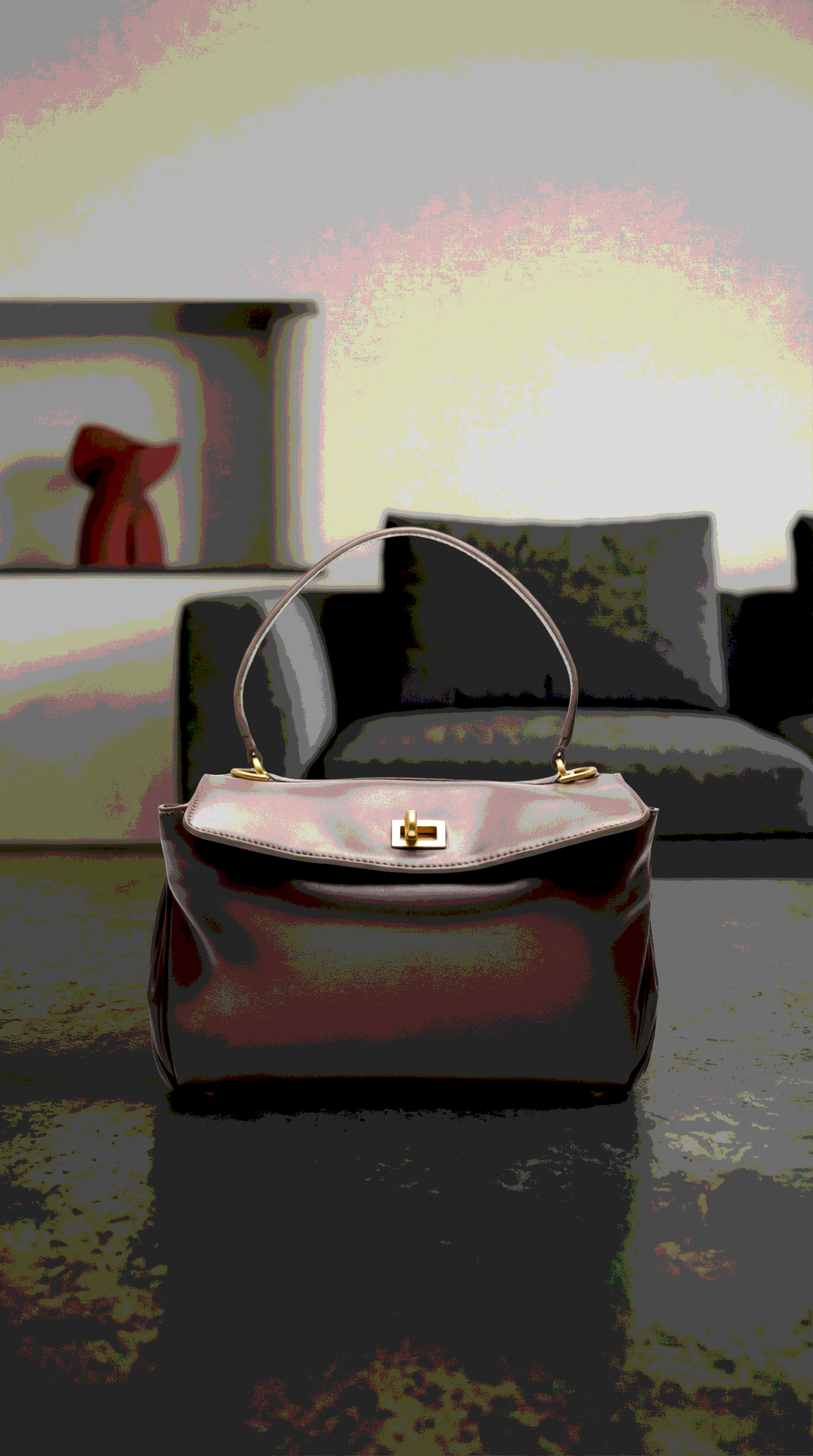 Balenciaga Rodeo Brown/Gold - 9