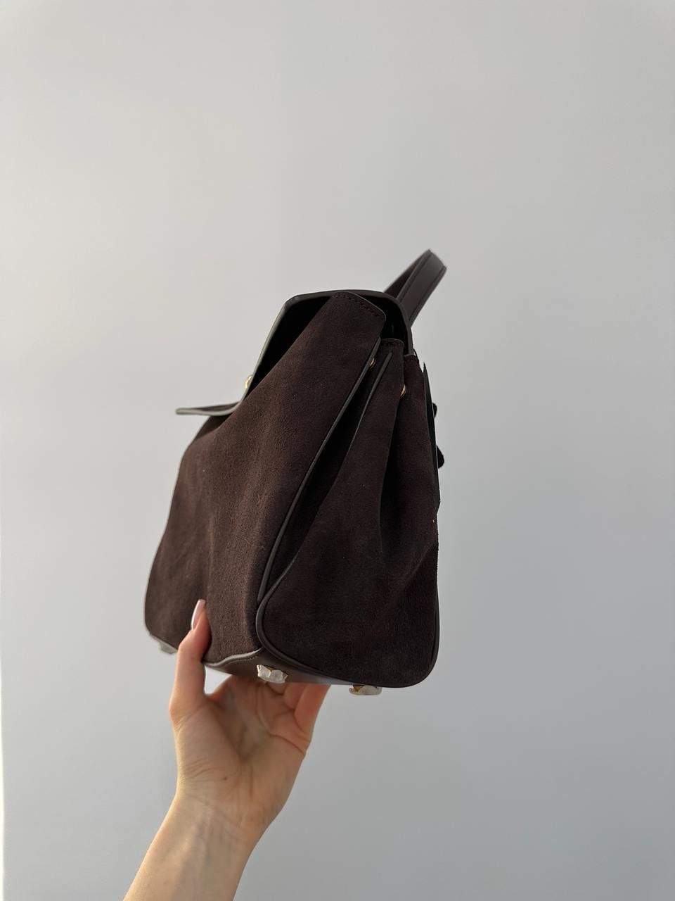 Balenciaga Rodeo Brown Suede/Gold Hardware - 6