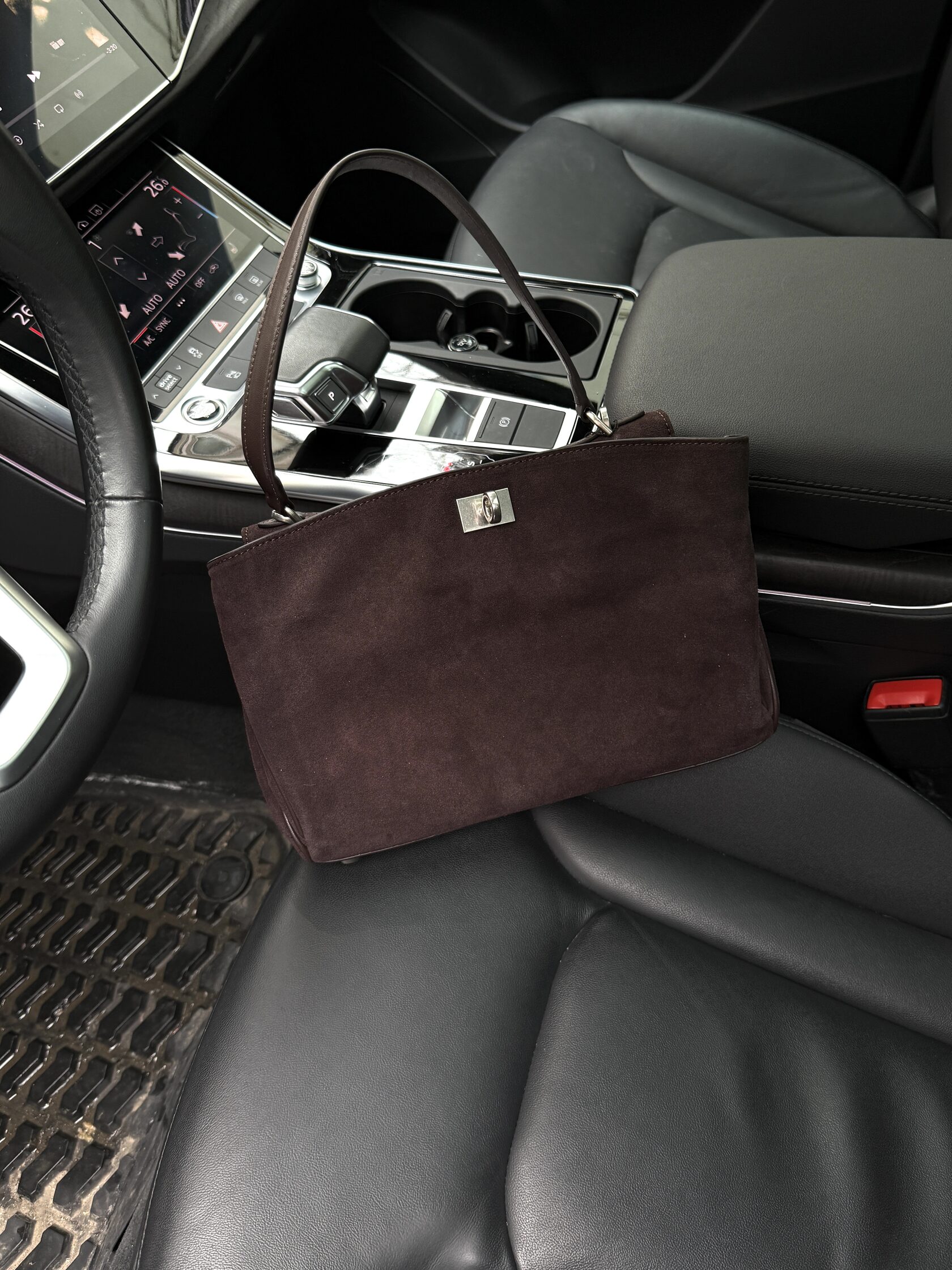 Balenciaga Rodeo Brown Suede/Silver Hardware - 13