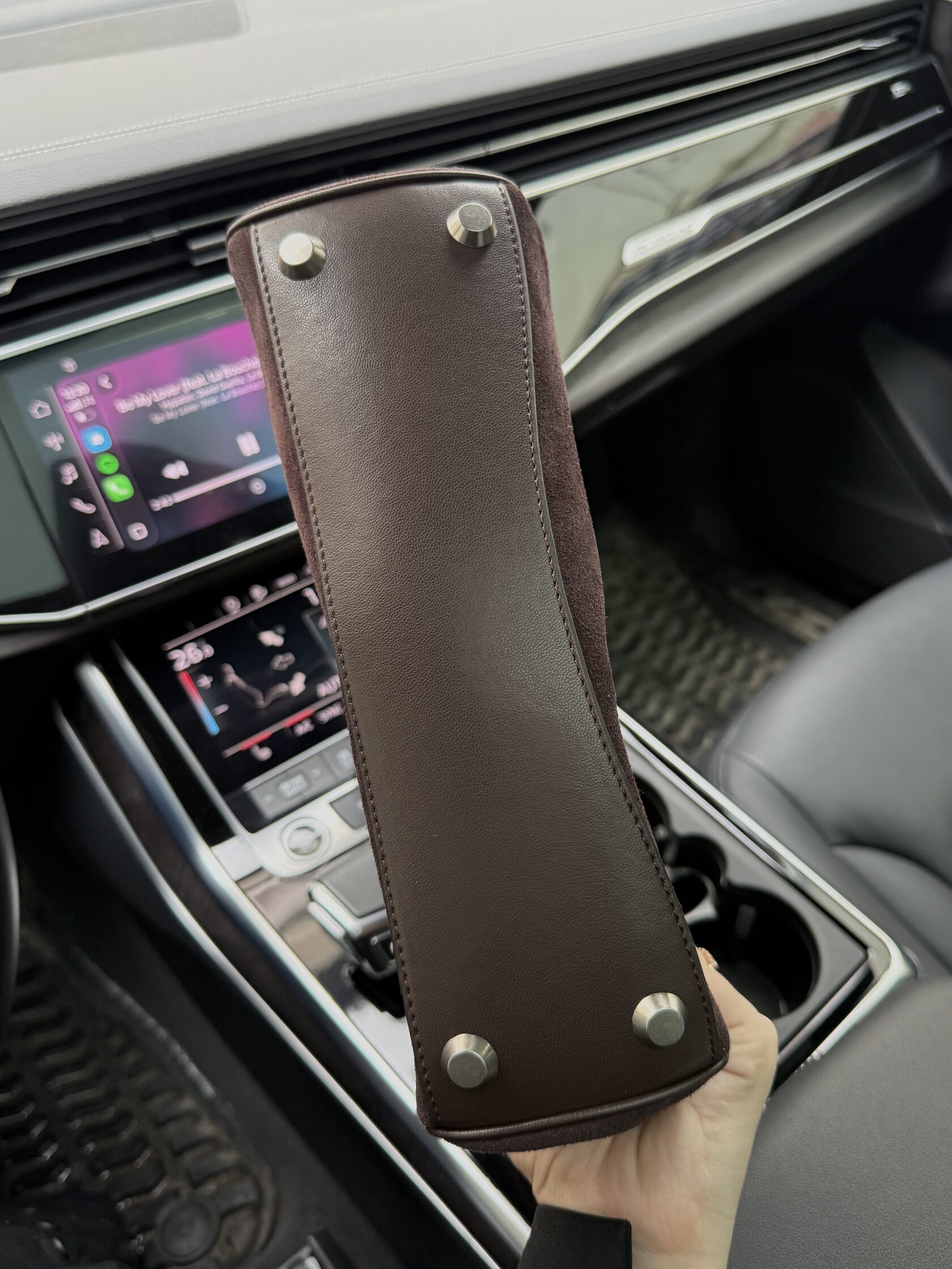 Balenciaga Rodeo Brown Suede/Silver Hardware - 23