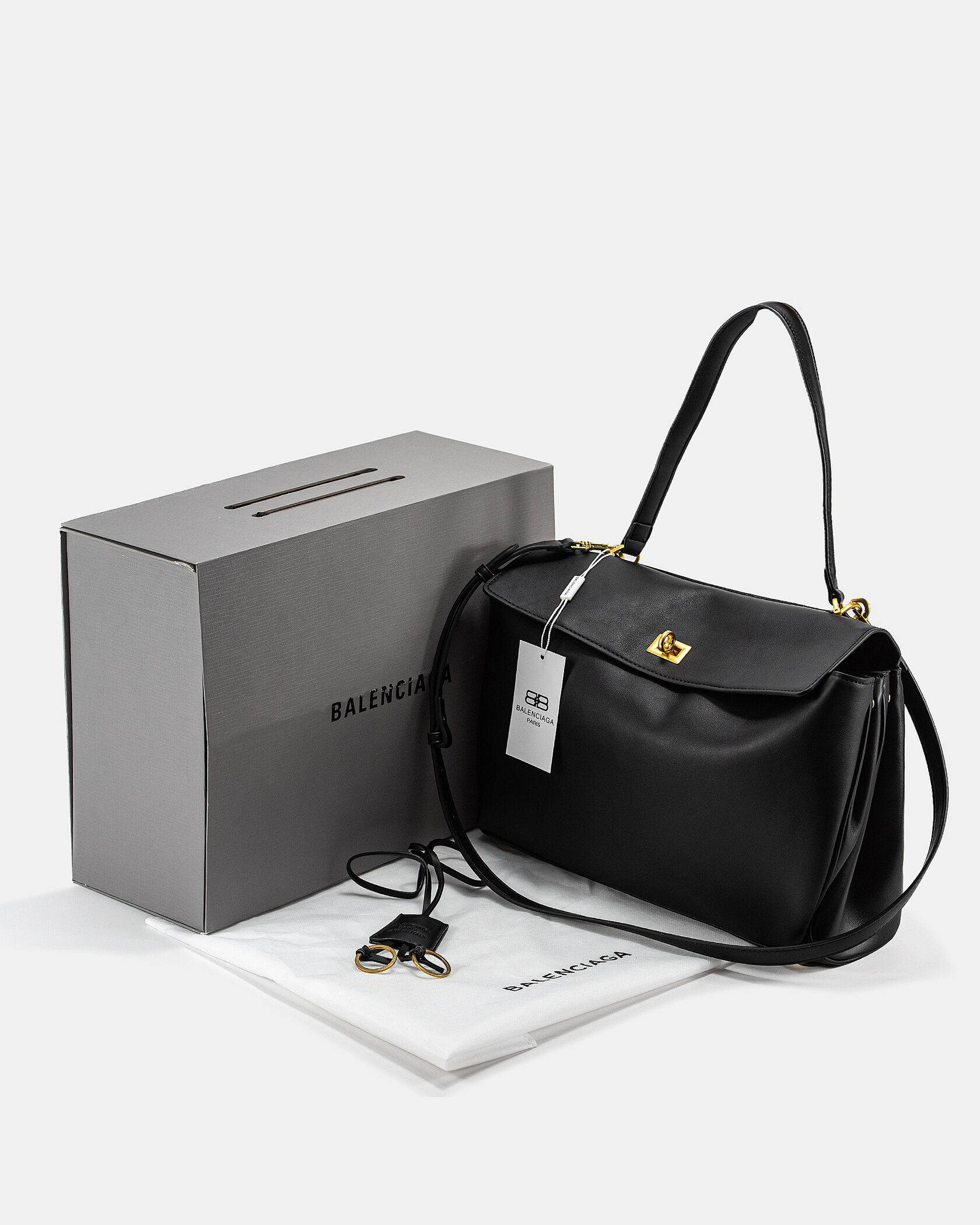 Balenciaga Rodeo Large Black/Gold - 2