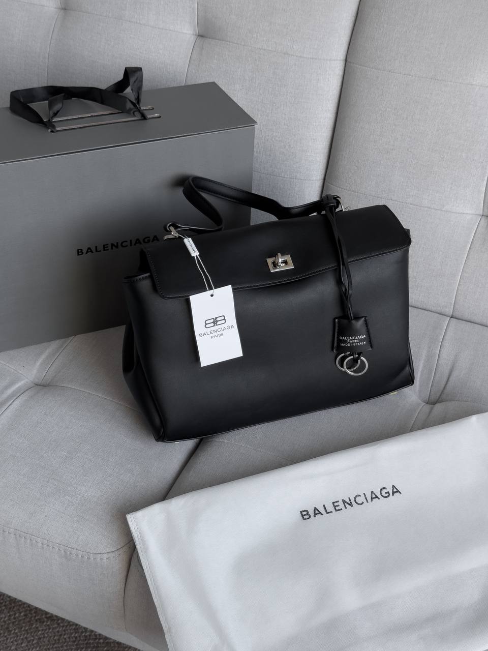 Balenciaga Rodeo Large Black/Silver - 2
