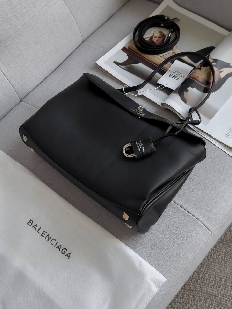 Balenciaga Rodeo Large Black/Silver - 4