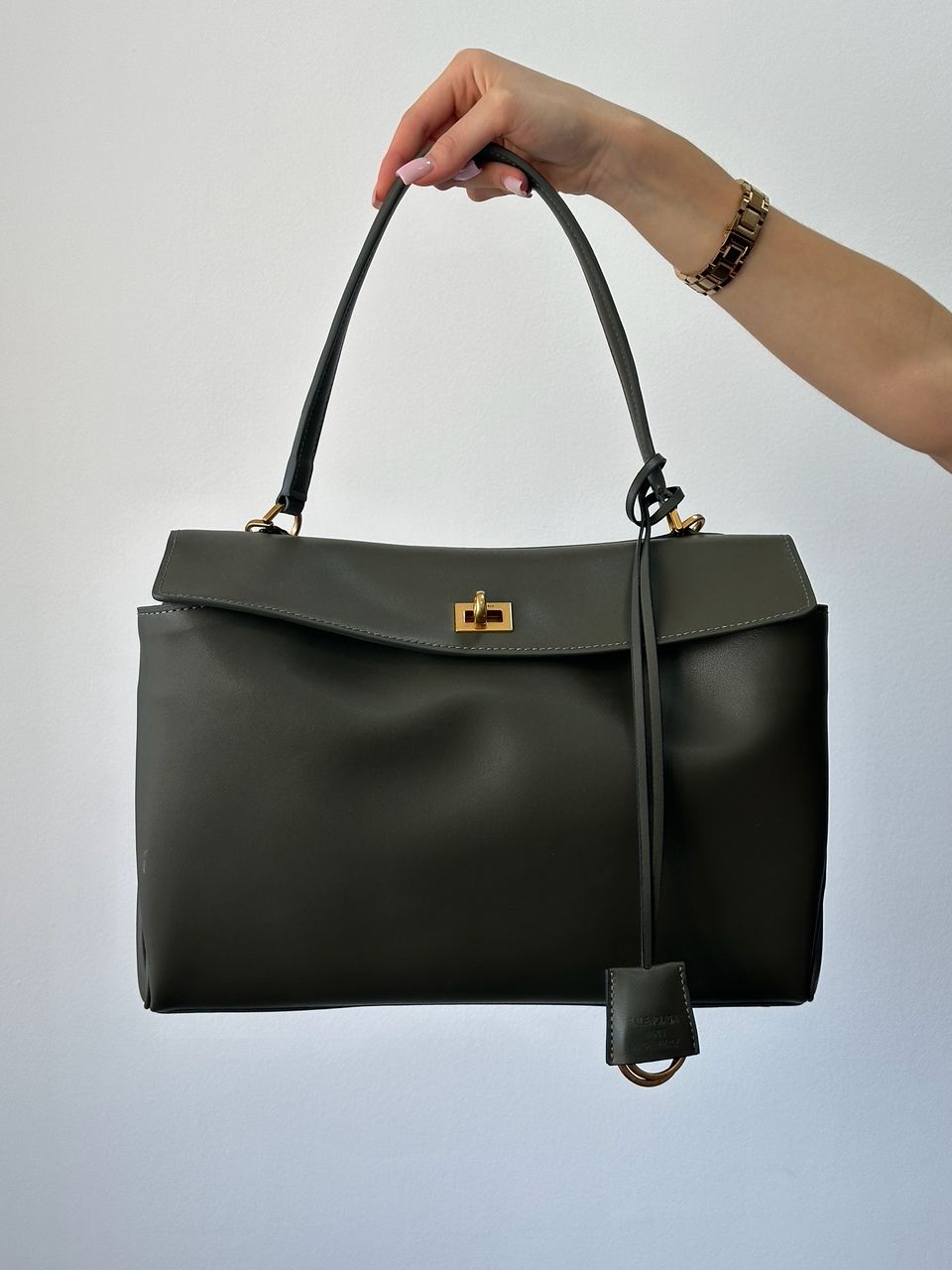 Balenciaga Rodeo Large Olive/Gold - 2