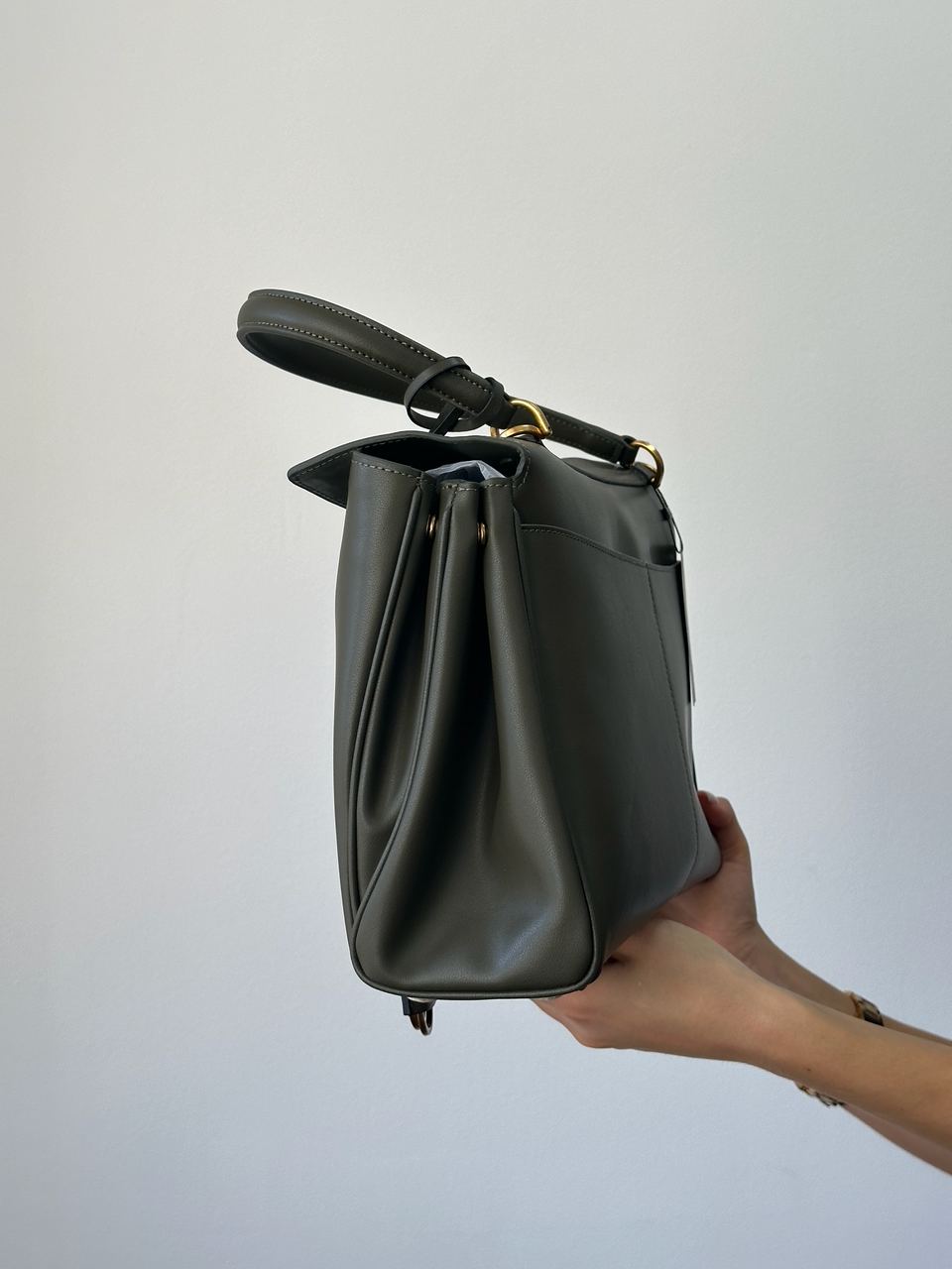 Balenciaga Rodeo Large Olive/Gold - 5