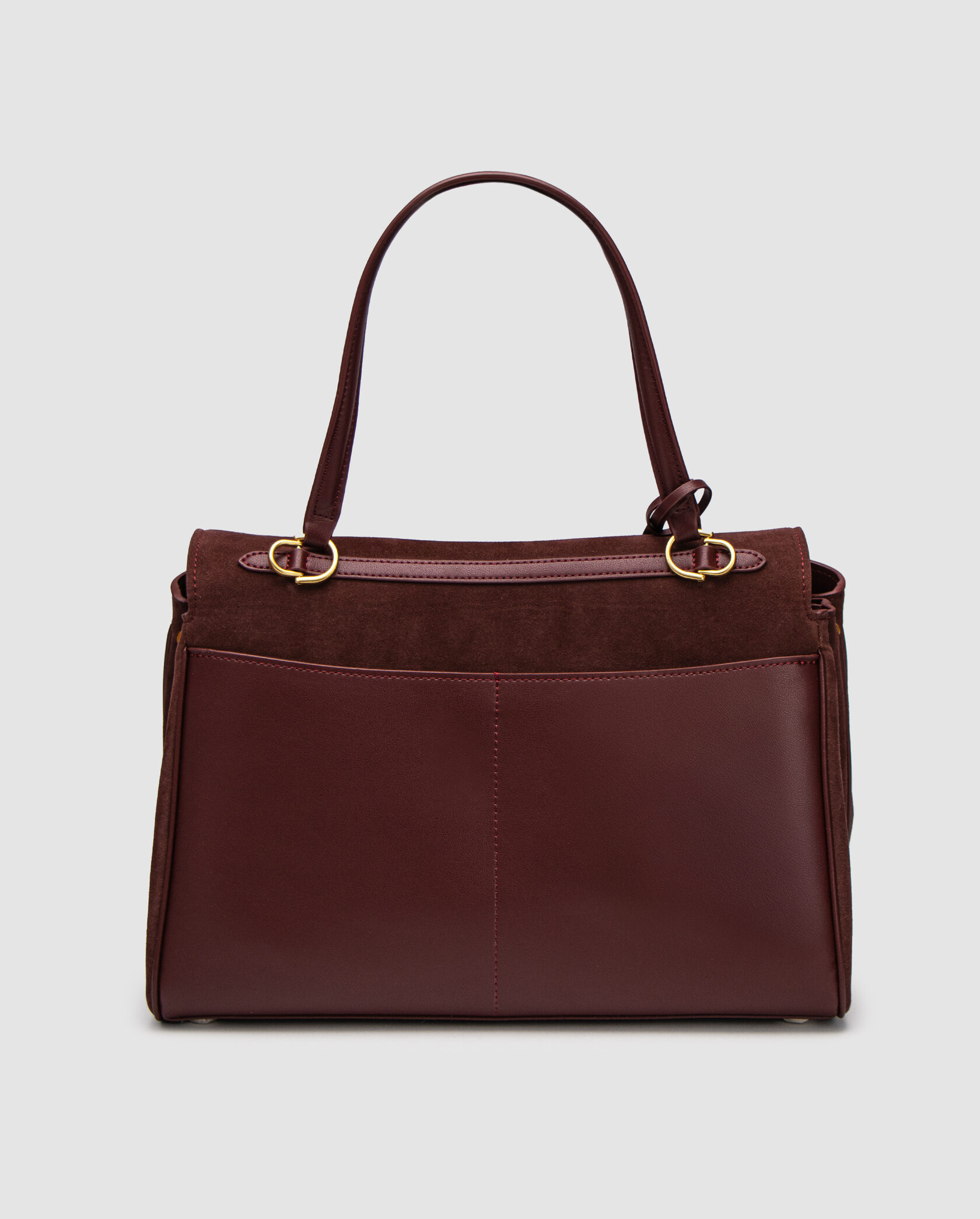 Balenciaga Rodeo Large Suede Burgundy/Gold Hardware - 3