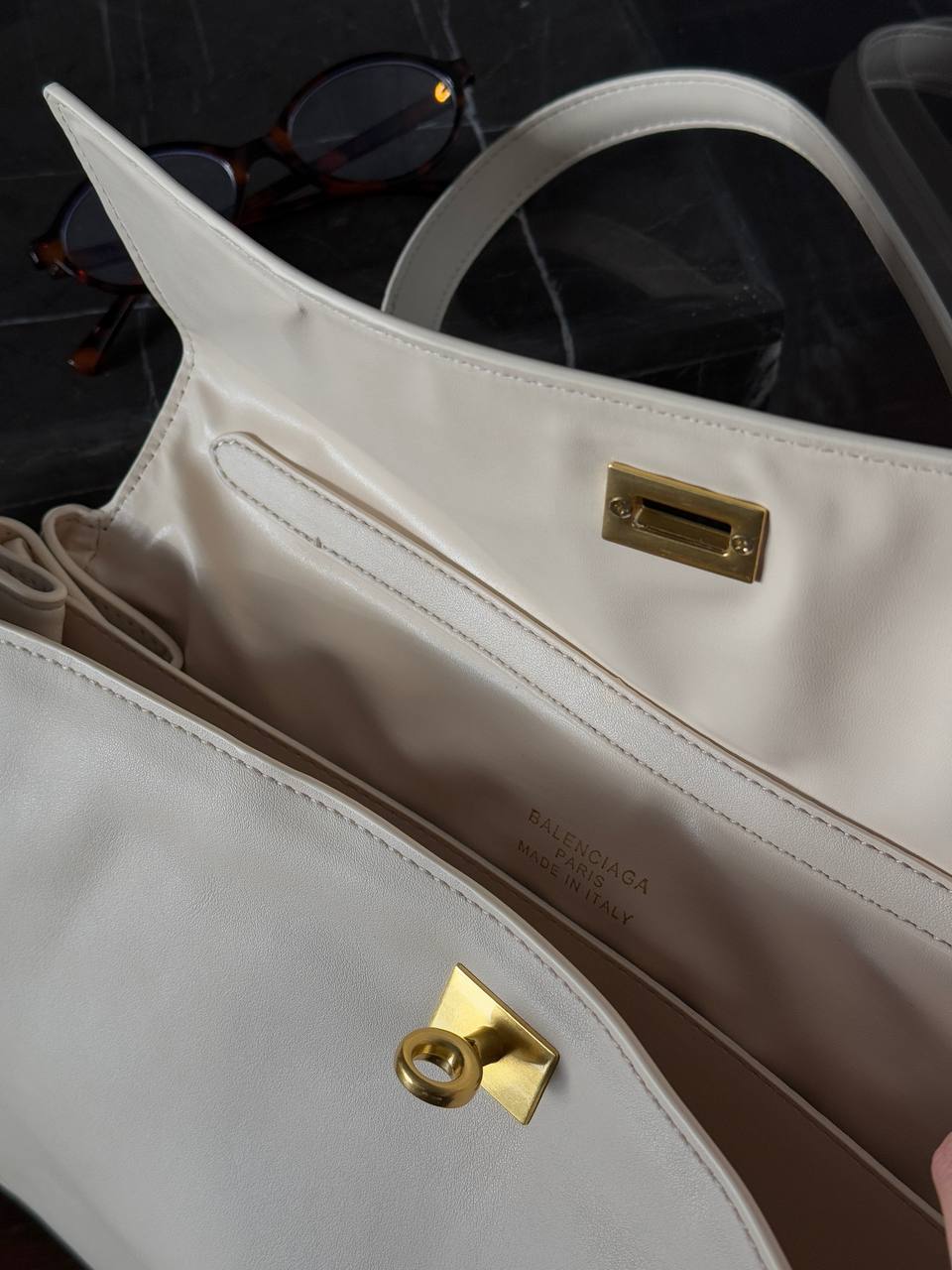 Balenciaga Rodeo Large White/Gold - 15