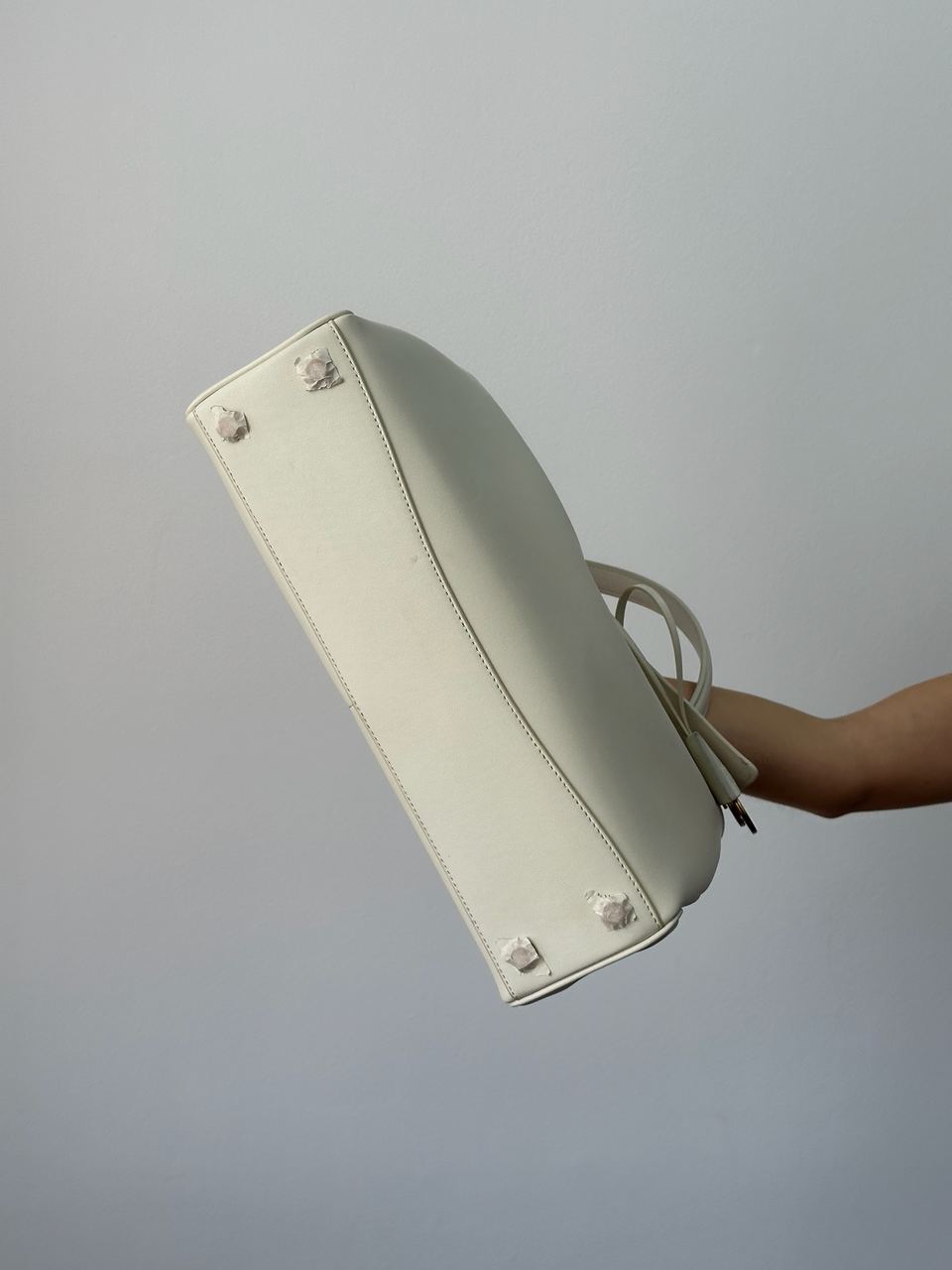 Balenciaga Rodeo Large White/Gold - 7