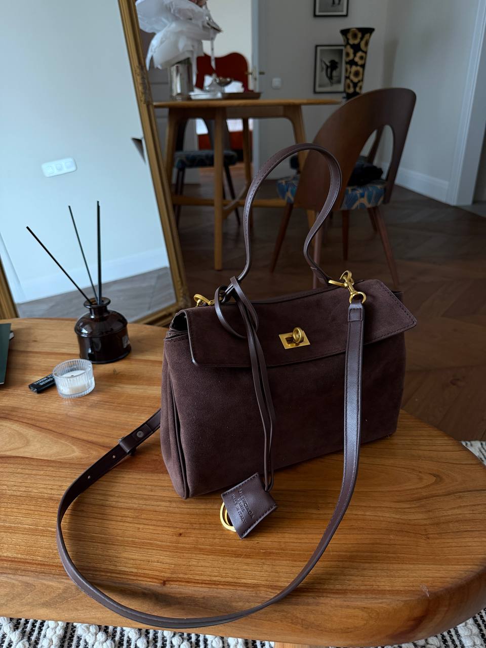 Balenciaga Rodeo Suede Brown/Gold - 6