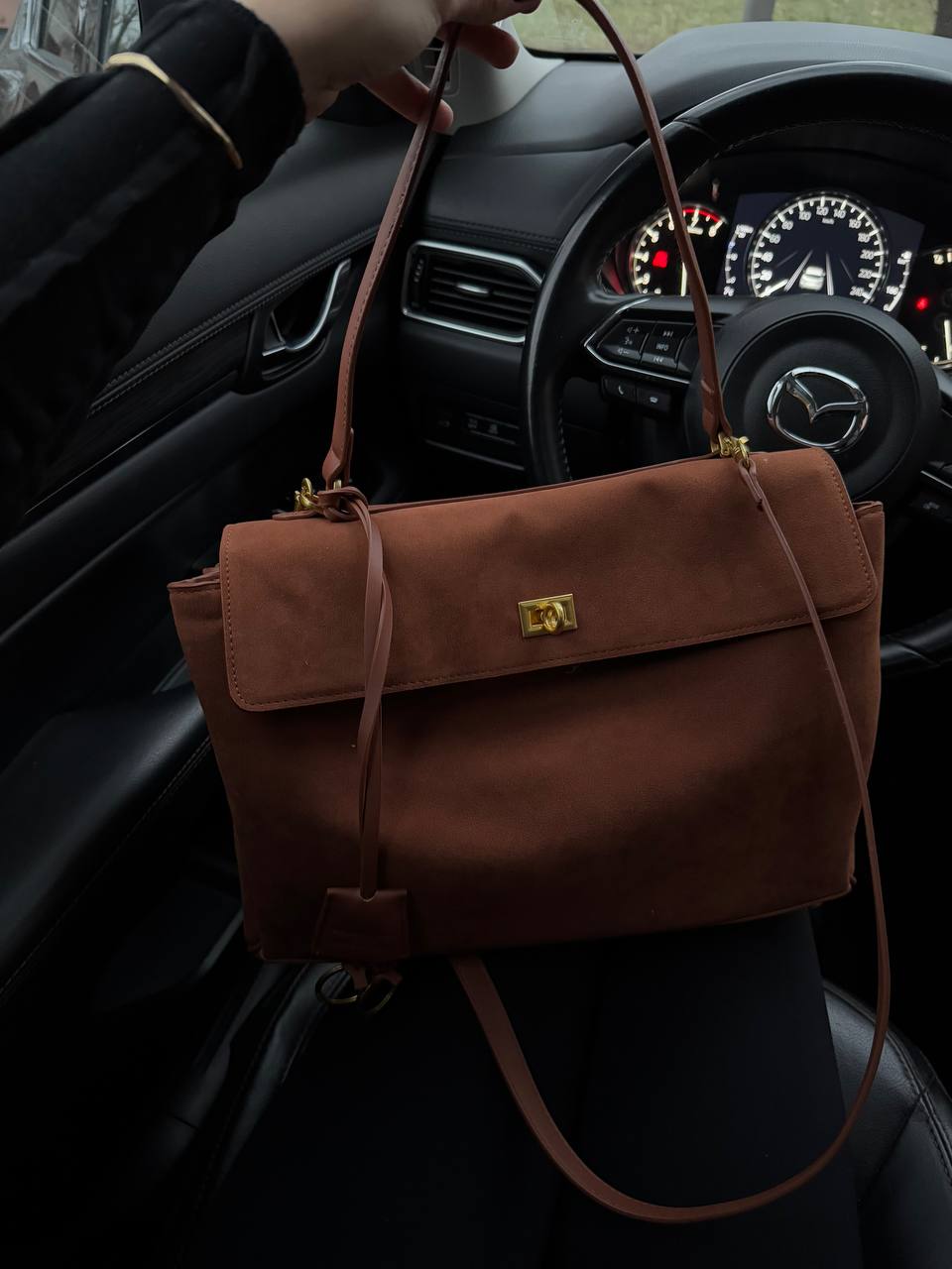 Balenciaga Rodeo Suede Brown/Gold - 2