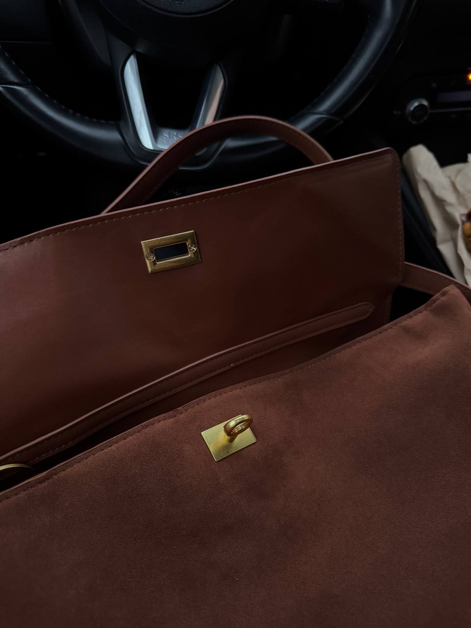 Balenciaga Rodeo Suede Brown/Gold - 4