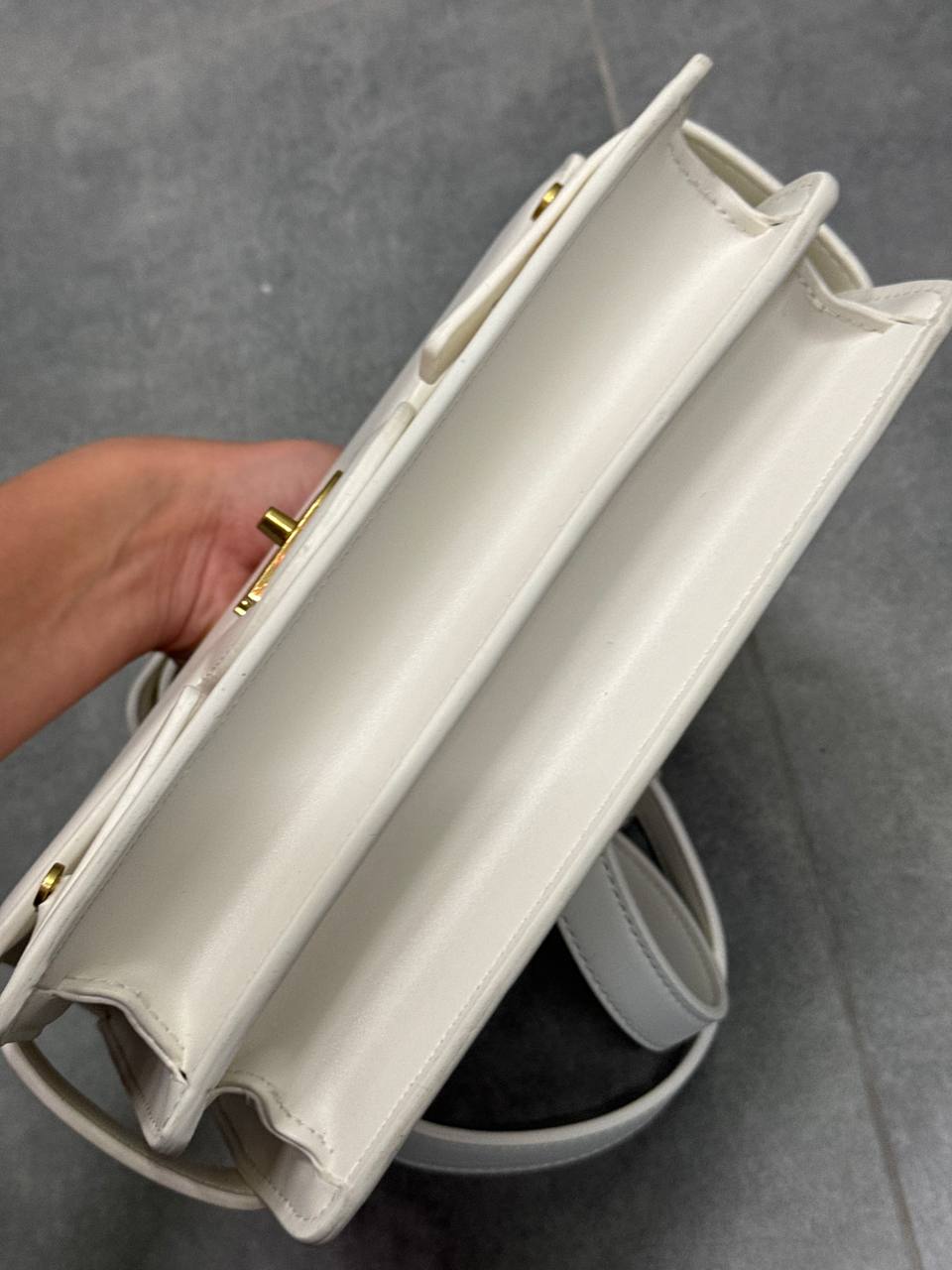 Balmain B-BAG Small White Leather - 8