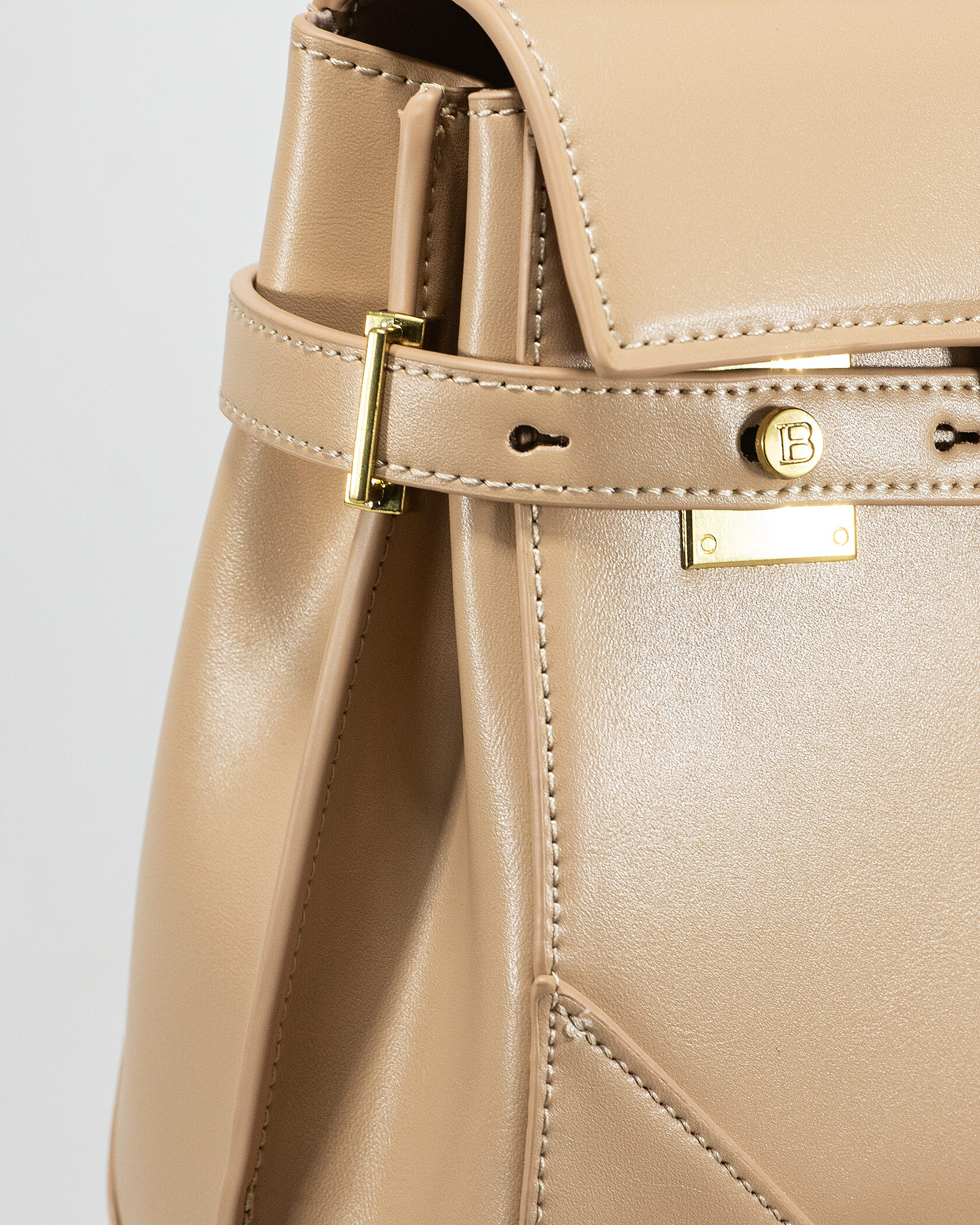 Balmain Beige B-Buzz 23 tote bag - 12