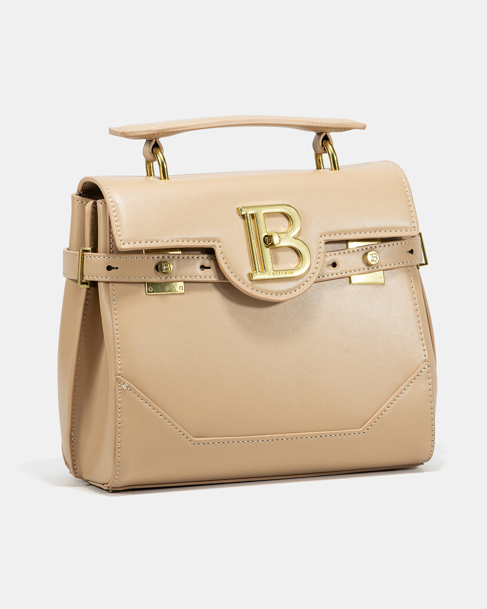 Balmain Beige B-Buzz 23 tote bag - 5