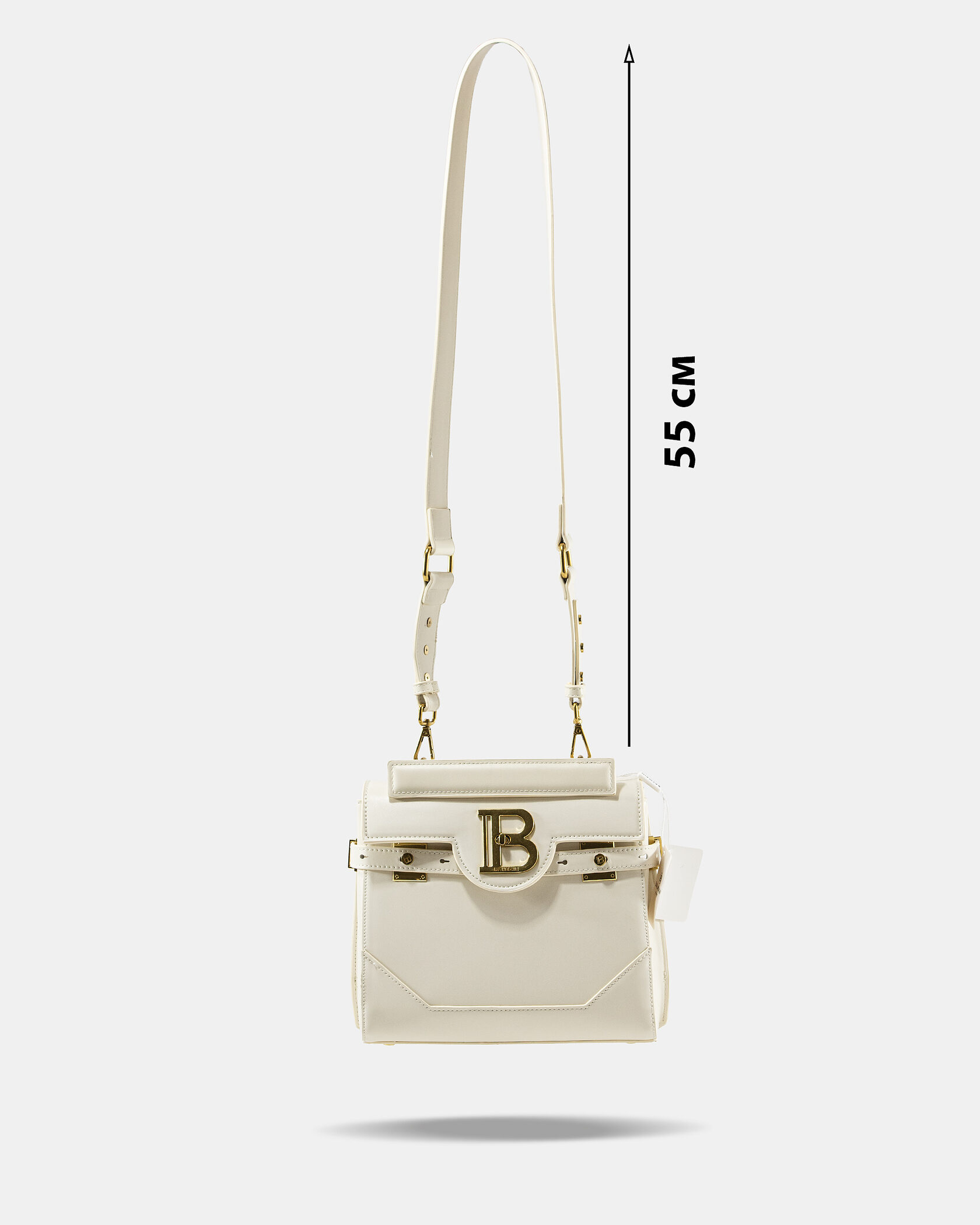 Balmain White B-Buzz 23 tote bag - 4