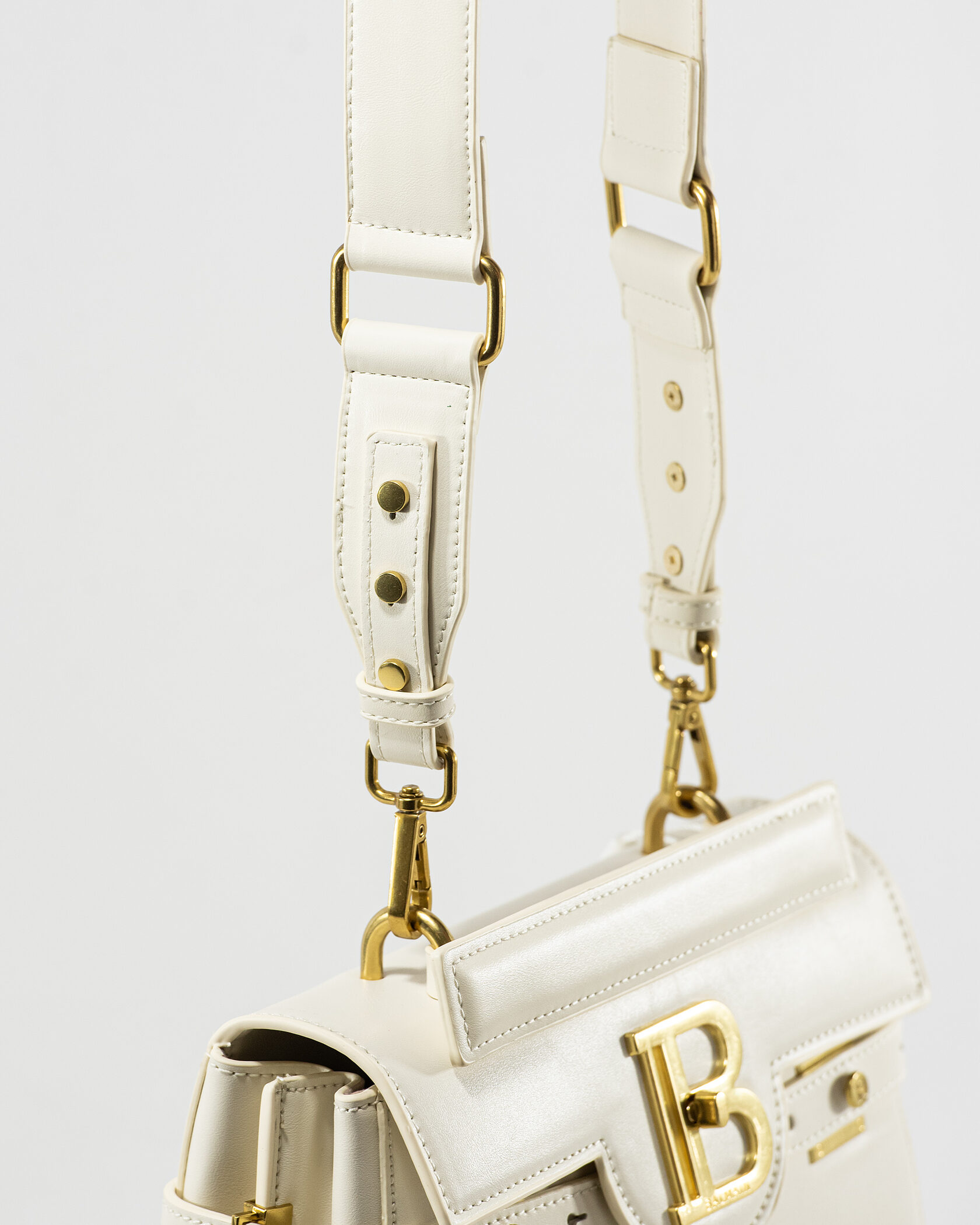 Balmain White B-Buzz 23 tote bag - 8