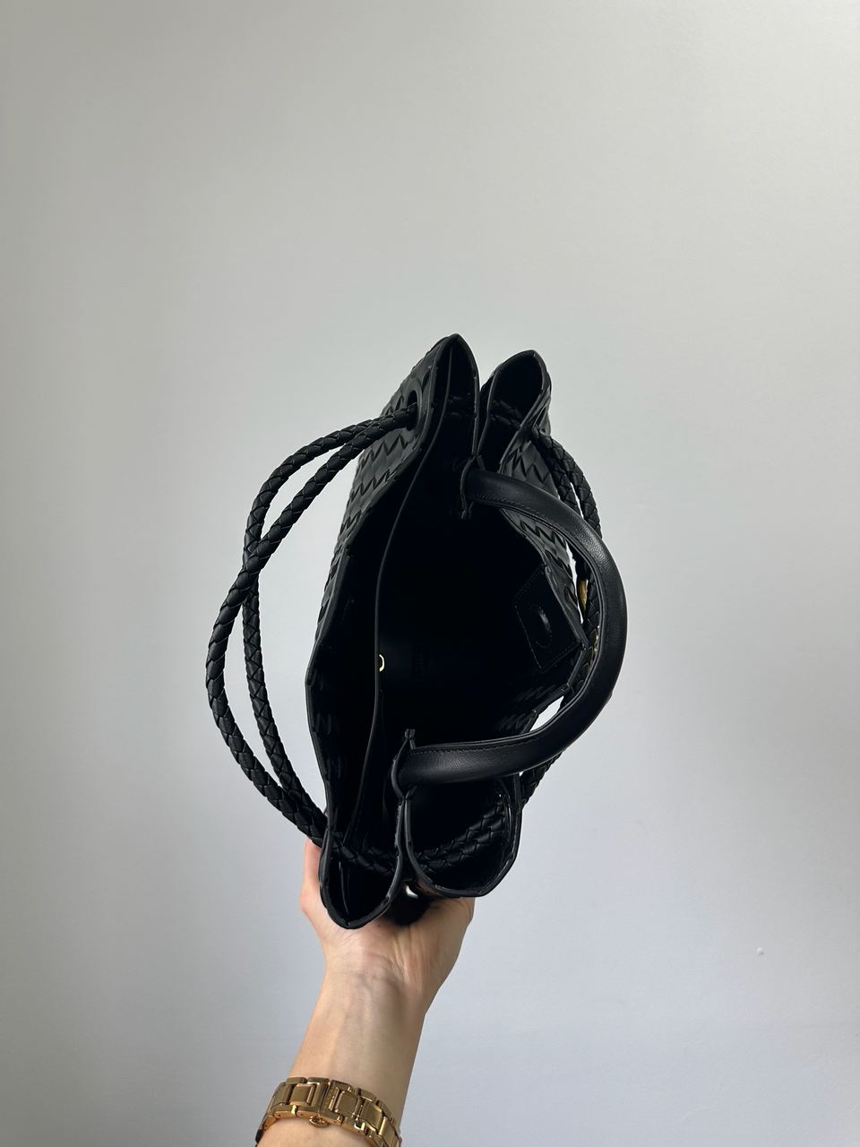 Bottega Veneta Andiamo Bag Black - 10