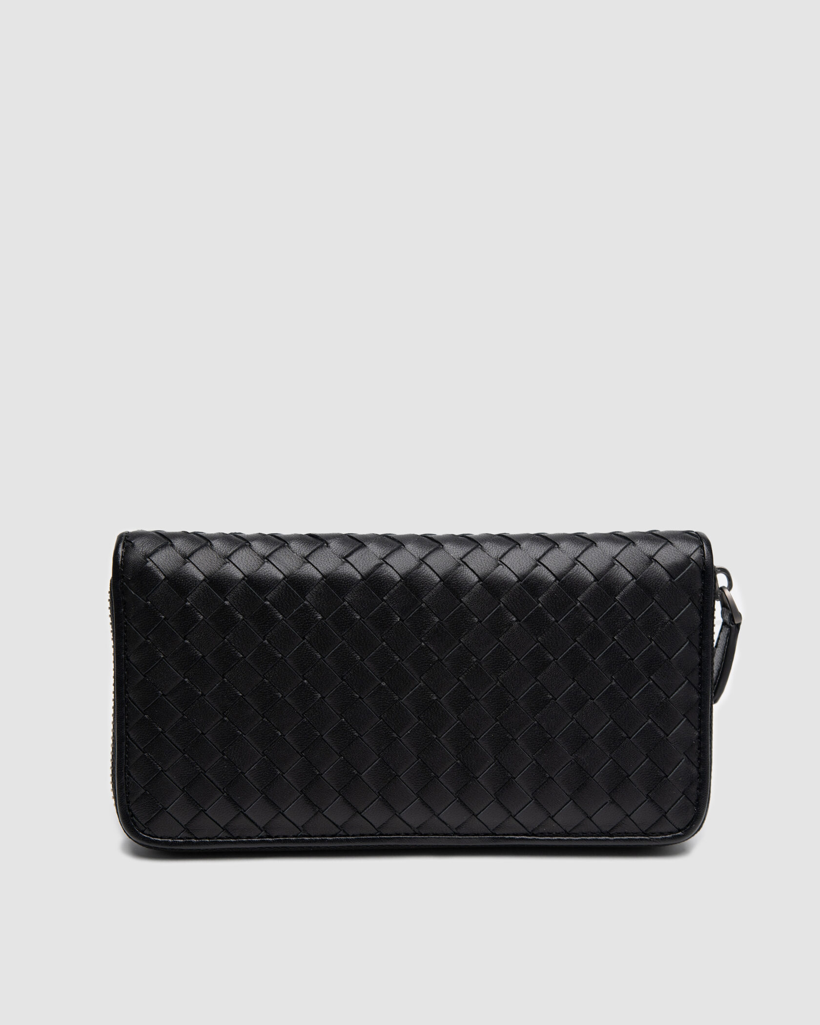 Bottega Veneta Intrecciato Piccolo Zip Black - 2