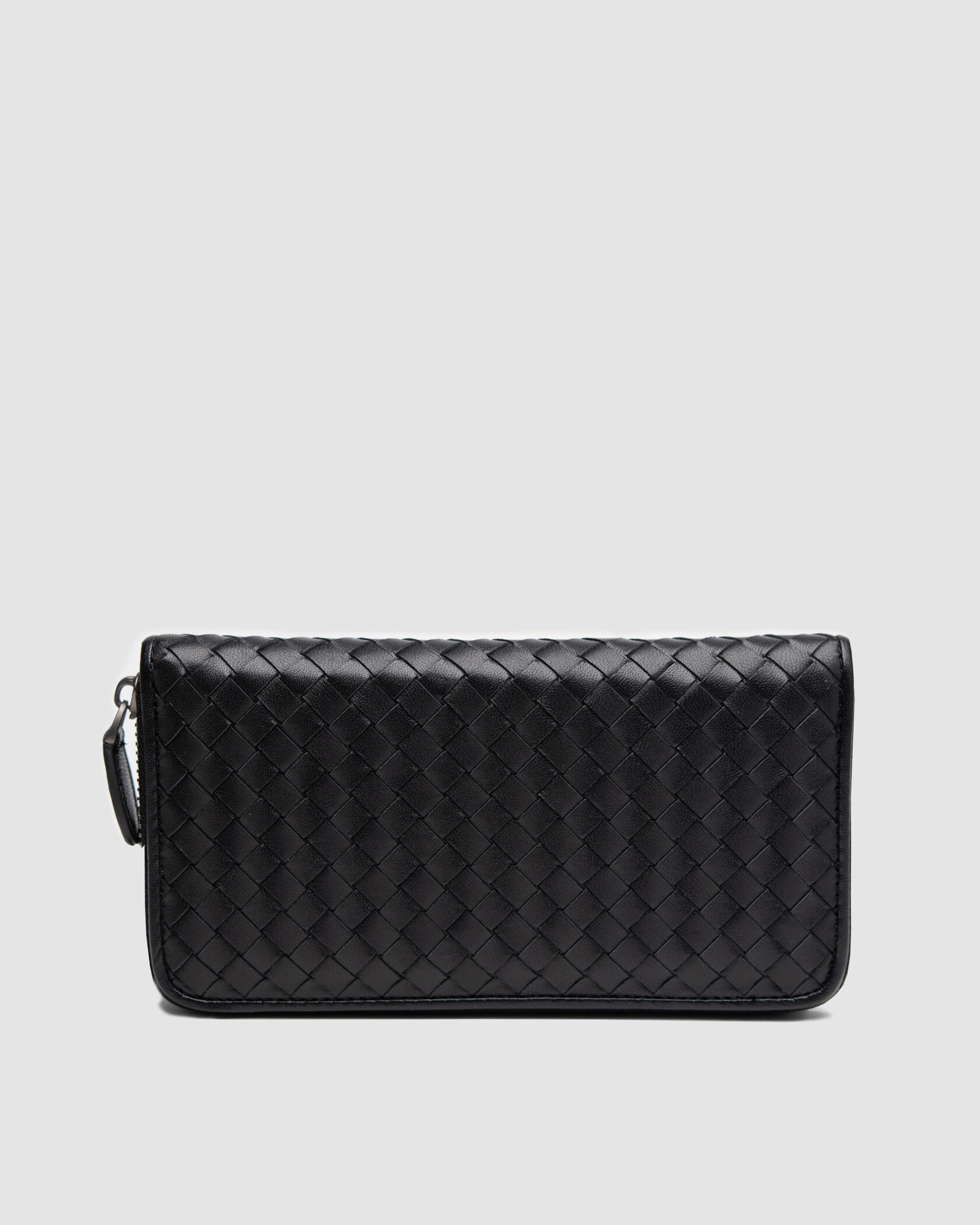 Bottega Veneta Intrecciato Piccolo Zip Black - 3