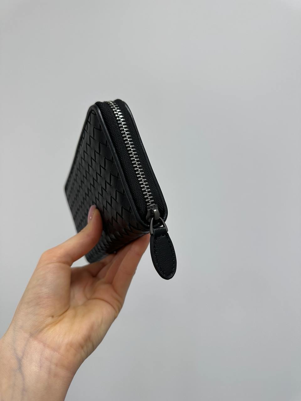 Bottega Veneta Intrecciato Piccolo Zip Black - 6