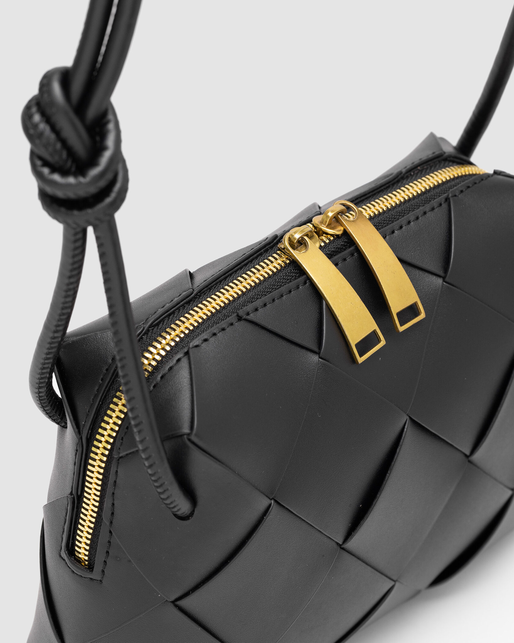 Bottega Veneta Mini Camera Bag 'Black/Gold' - 8