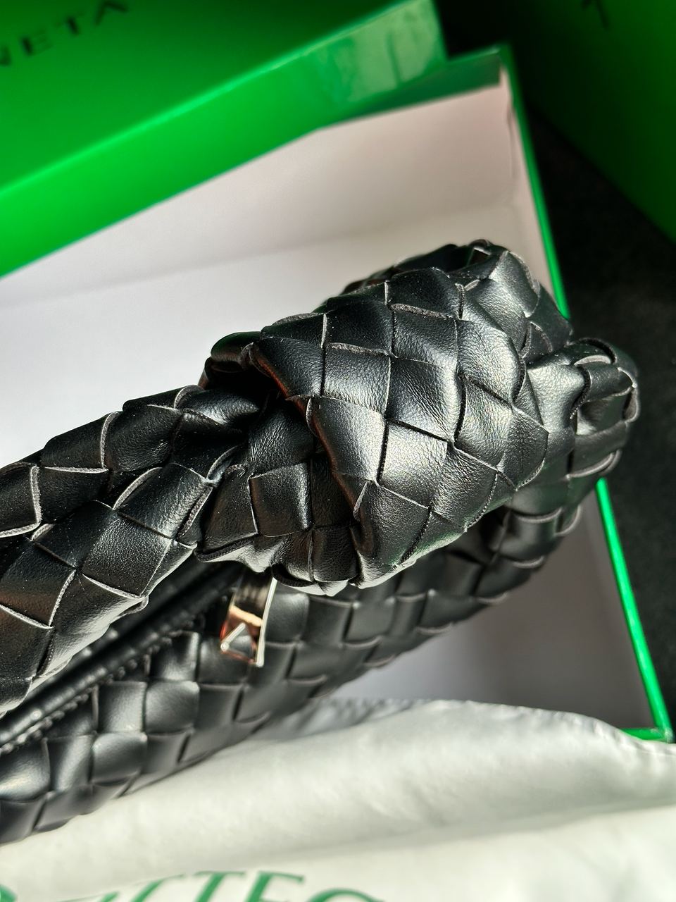 Bottega Veneta Nappa Intrecciato Mini Jodie Black - 18