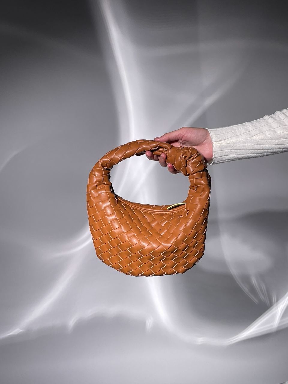 Bottega Veneta Nappa Intrecciato Mini Jodie Caramel - 11