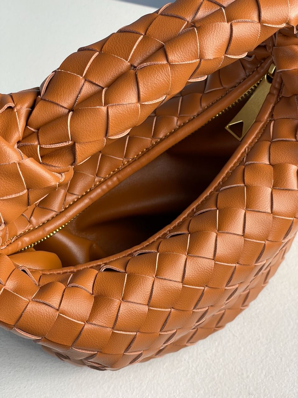 Bottega Veneta Nappa Intrecciato Mini Jodie Caramel - 20