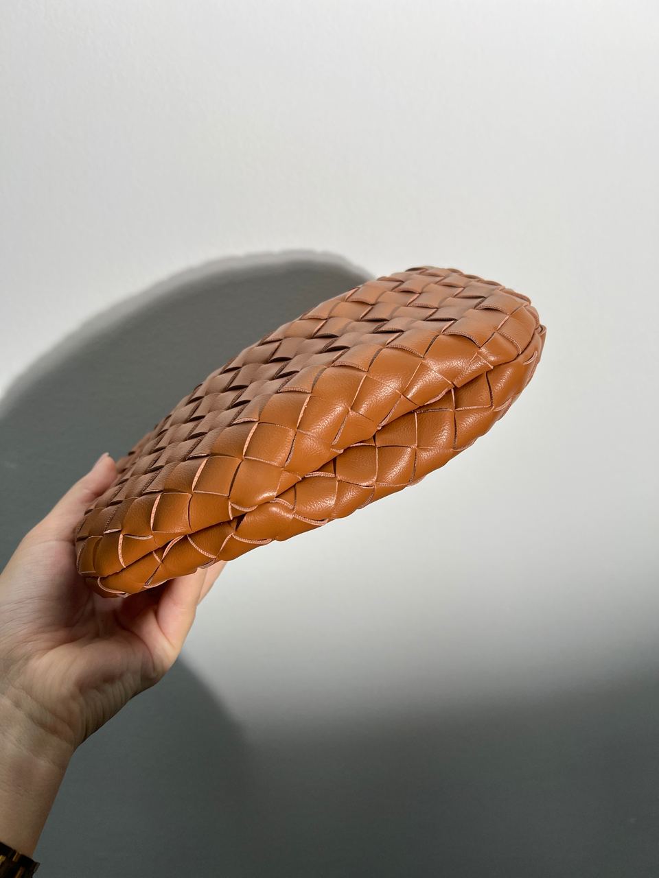 Bottega Veneta Nappa Intrecciato Mini Jodie Caramel - 27