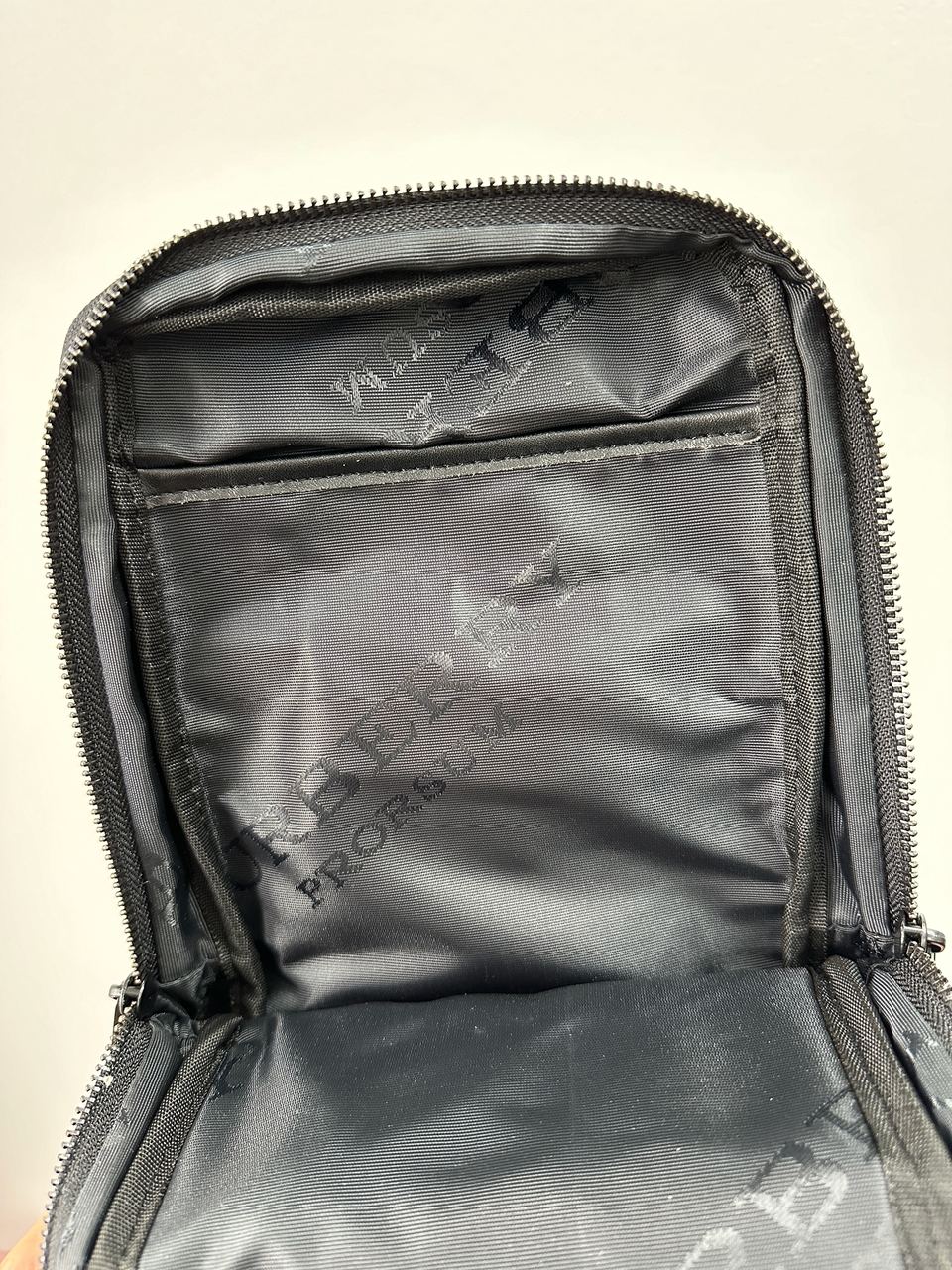 Burberry Black/Mustard Canvas Nylon Crossbody Bag - 12