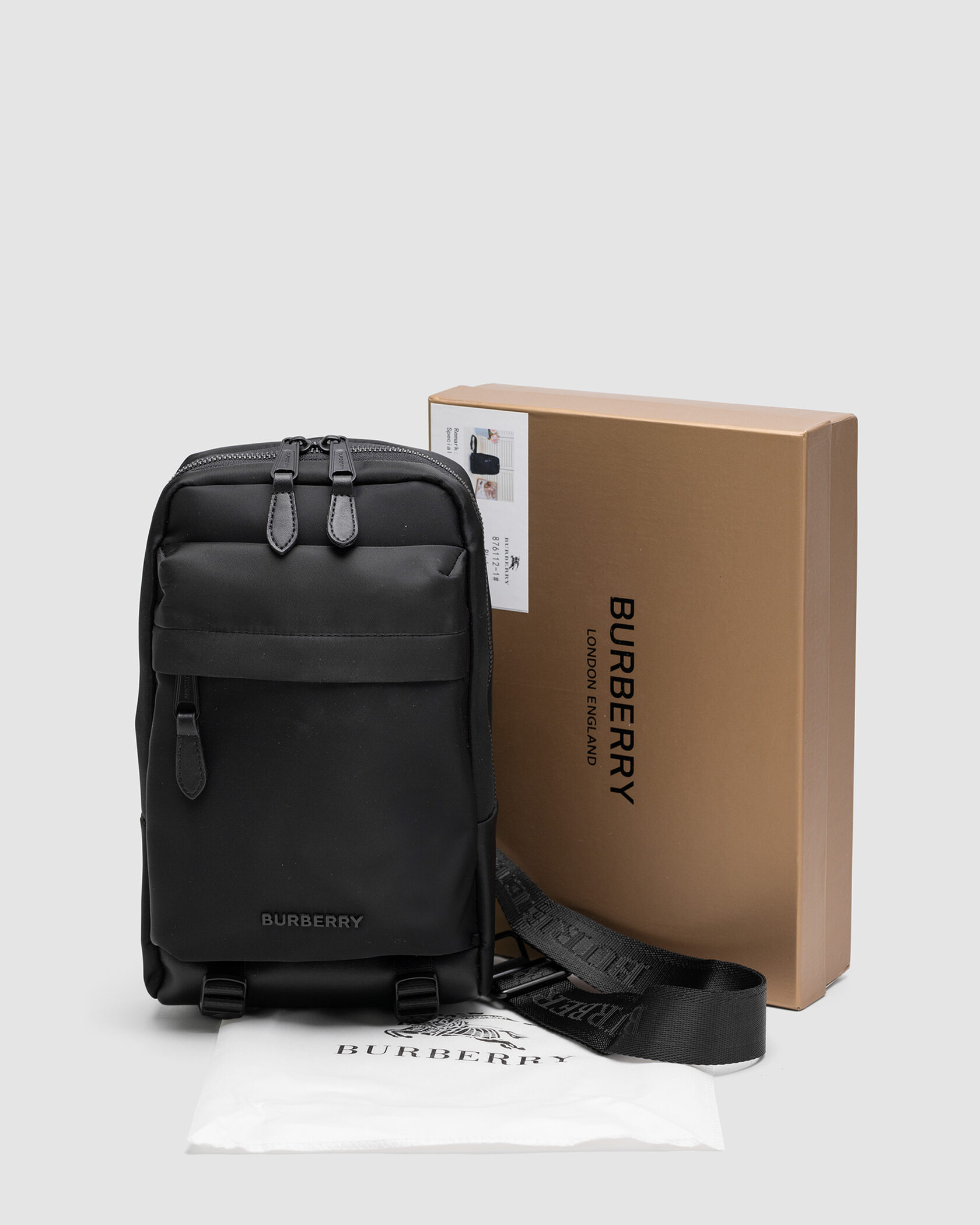 Burberry Black Nylon Crossbody Bag - 2