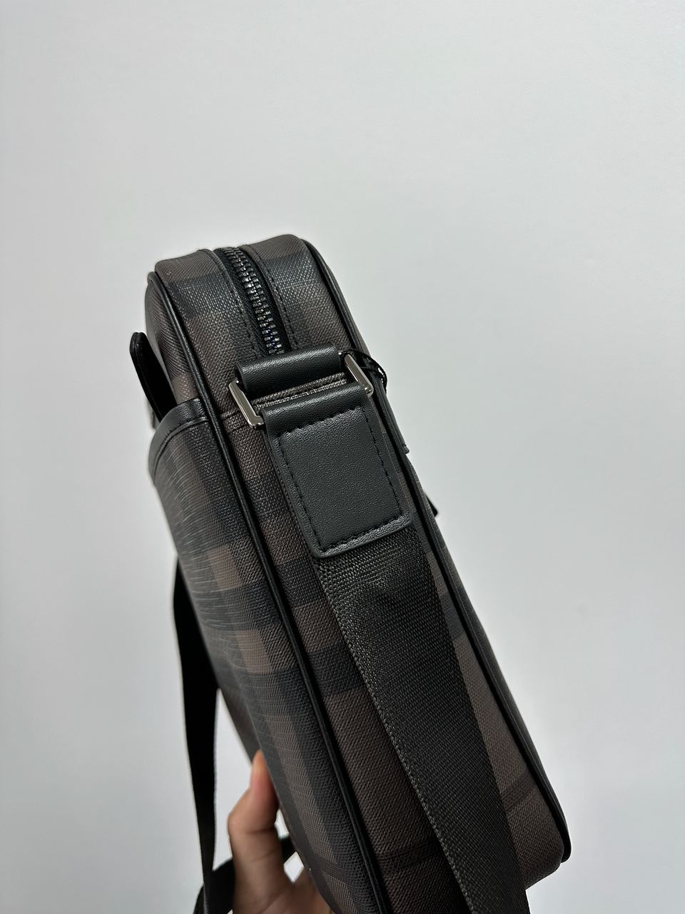 Burberry Large Messenger Bag Men Crossbody Shoulder Bag Brown - 19