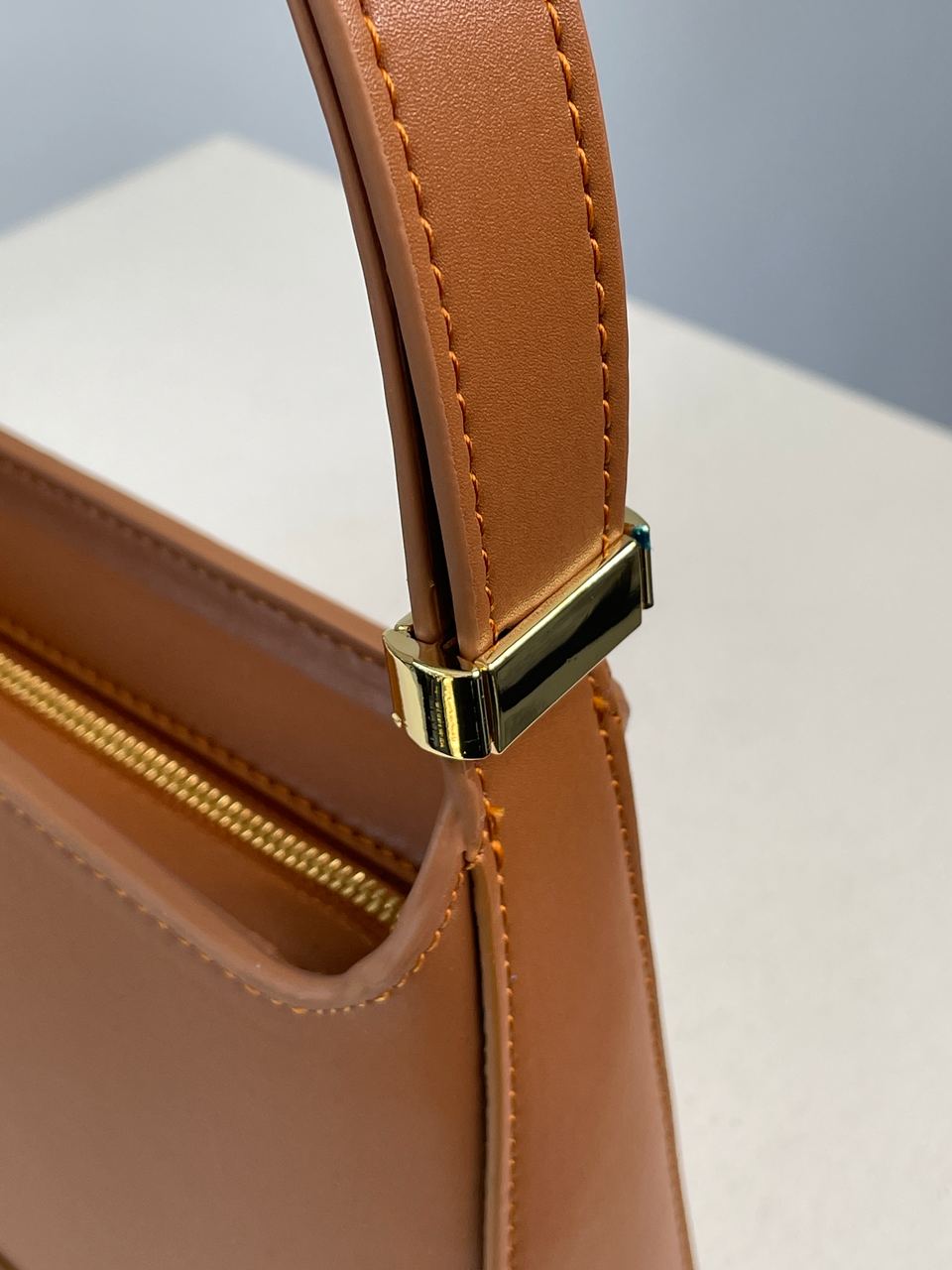 Burberry Leather TB Shoulder Bag "Brown" - 20