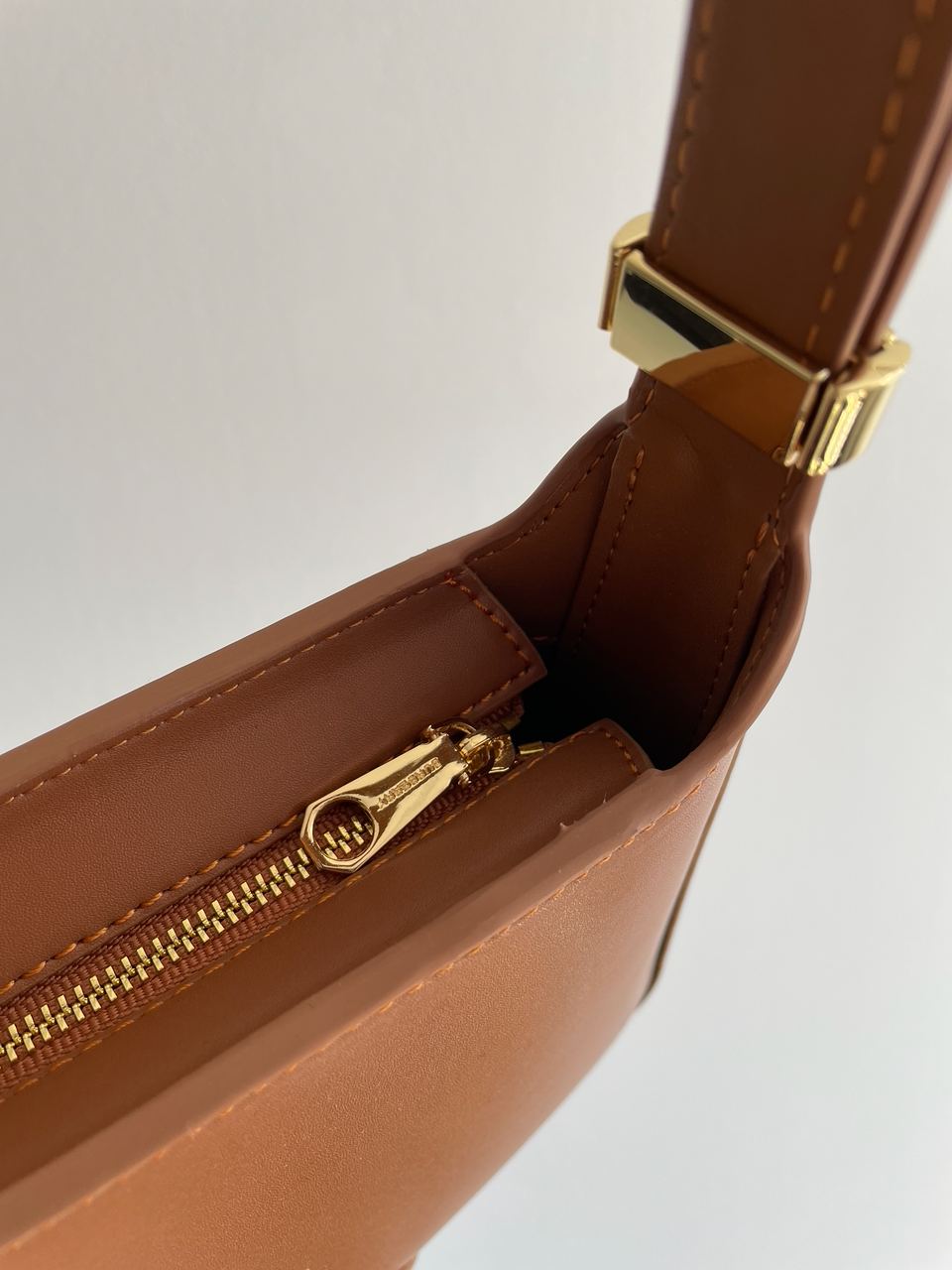 Burberry Leather TB Shoulder Bag "Brown" - 21