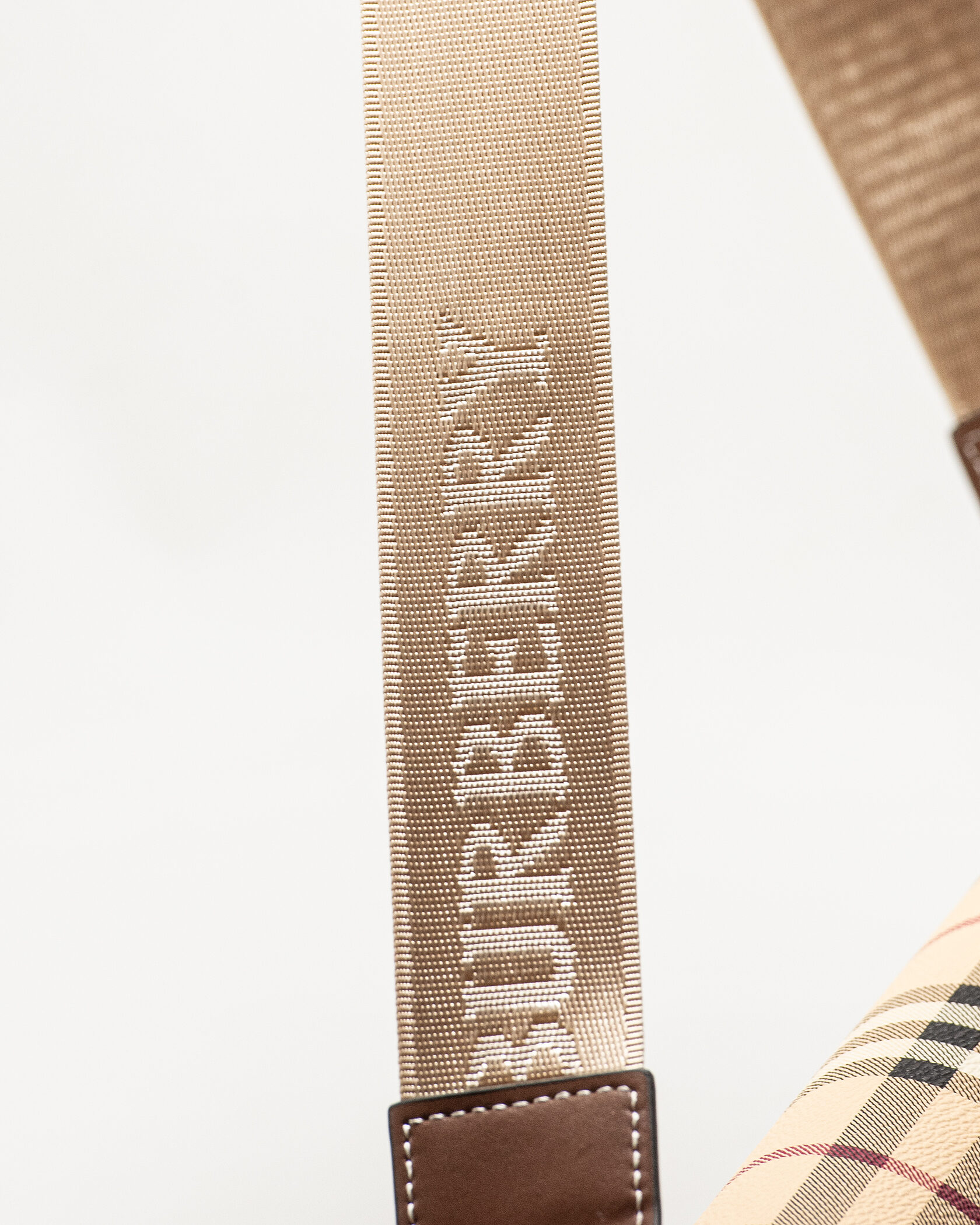 Burberry Leather Vintage Check Note Cross-Body Bag - 14