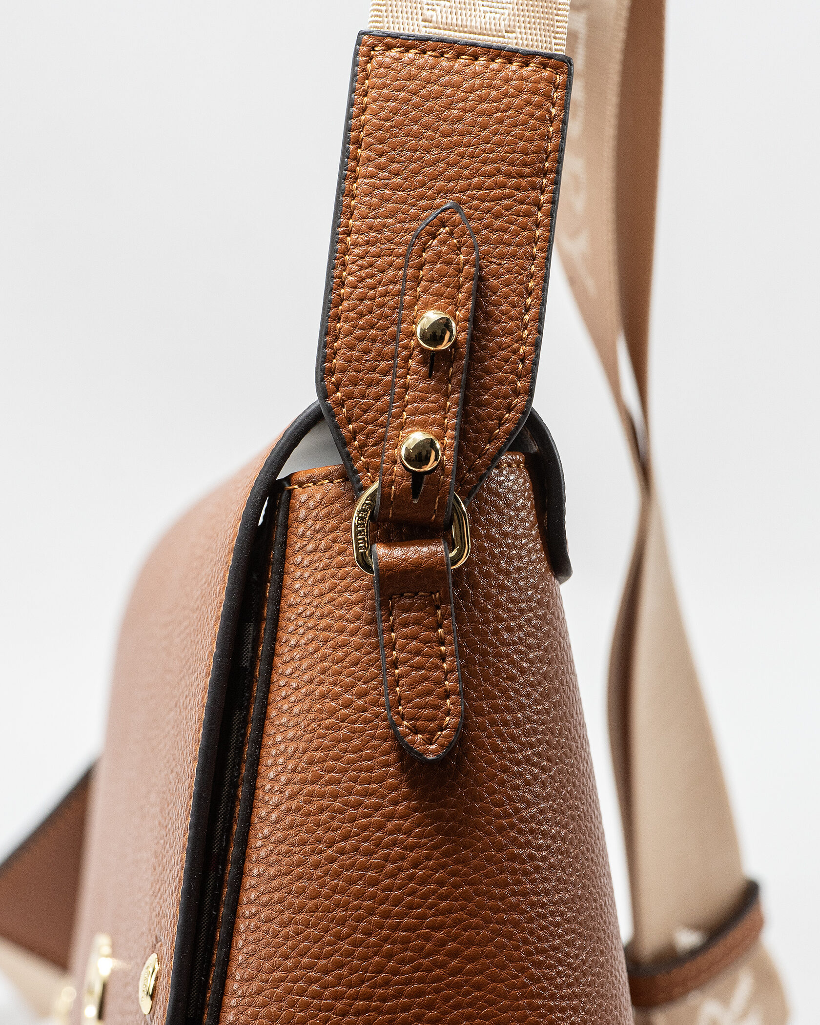 Burberry Leather Vintage Check Note Cross-Body Bag - 11