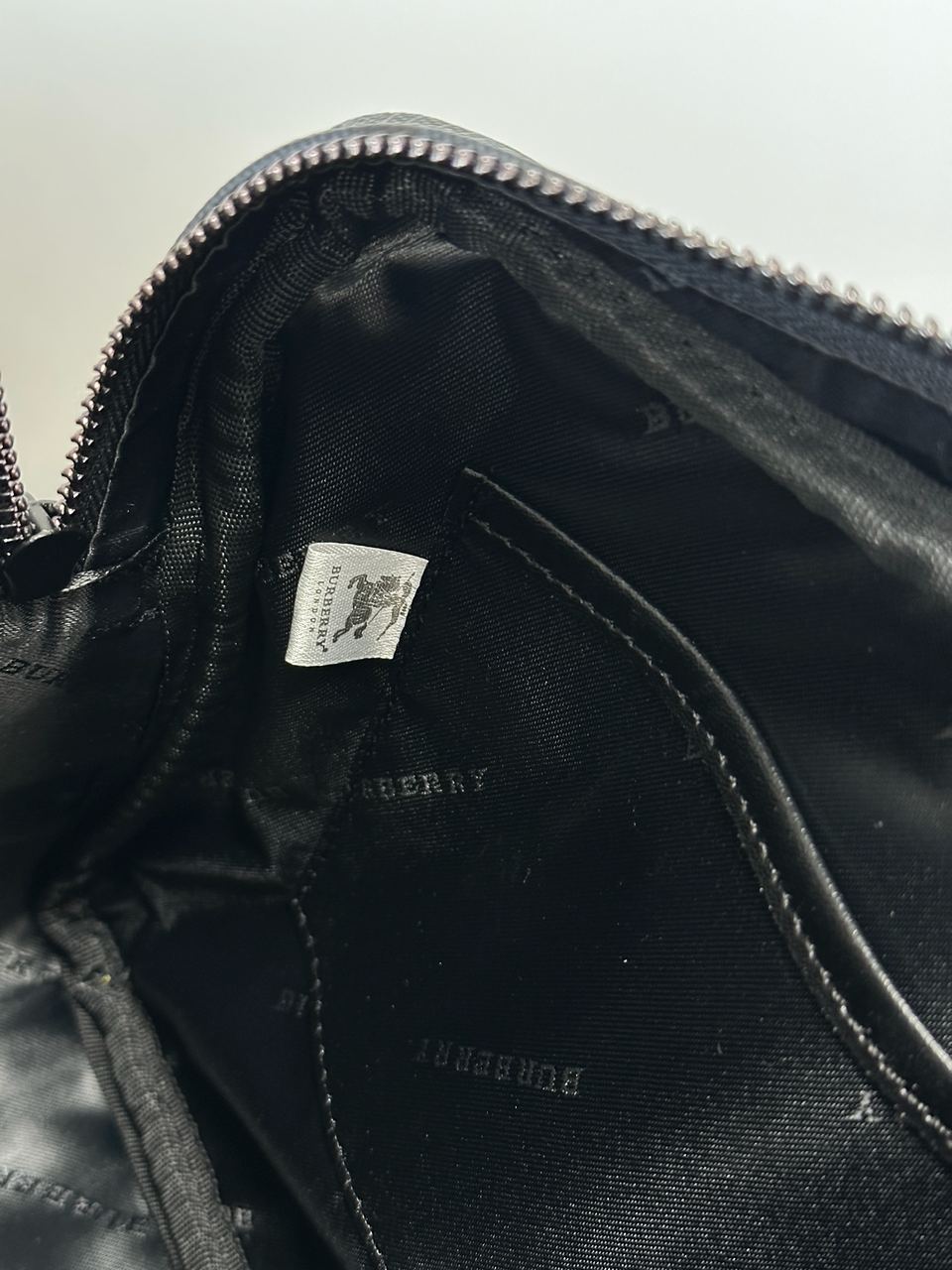 Burberry Muswell Shoulder Crossbody Bag Dark Blue - 10