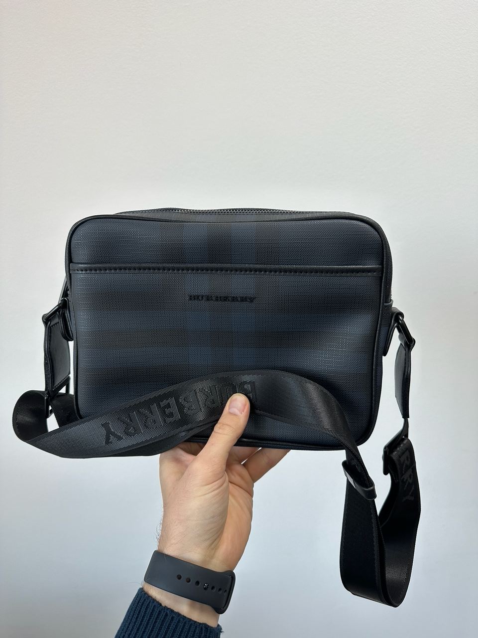 Burberry Muswell Shoulder Crossbody Bag Dark Blue - 2