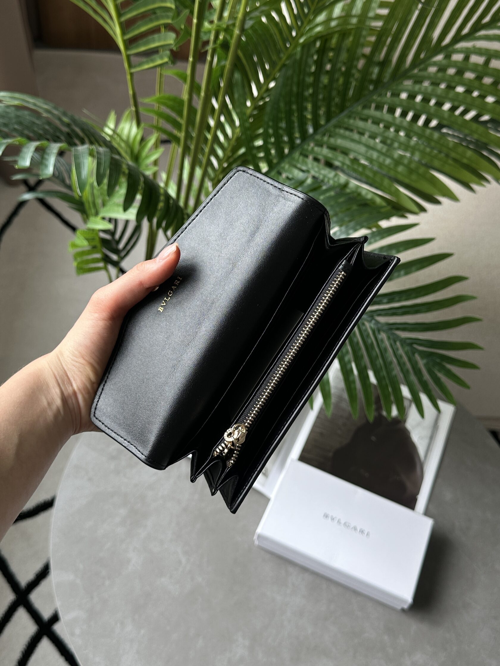 Bvlgari Serpenti Forever Large Wallet Black - 14