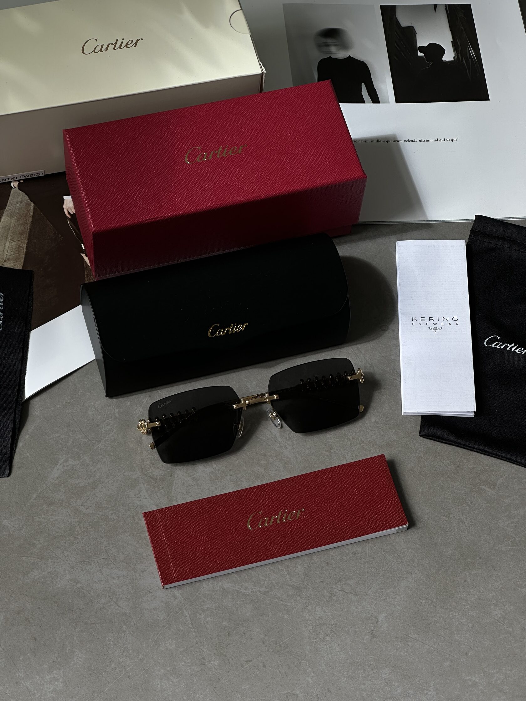 Cartier Clash Black/Gold CT0545S 001 L - 2