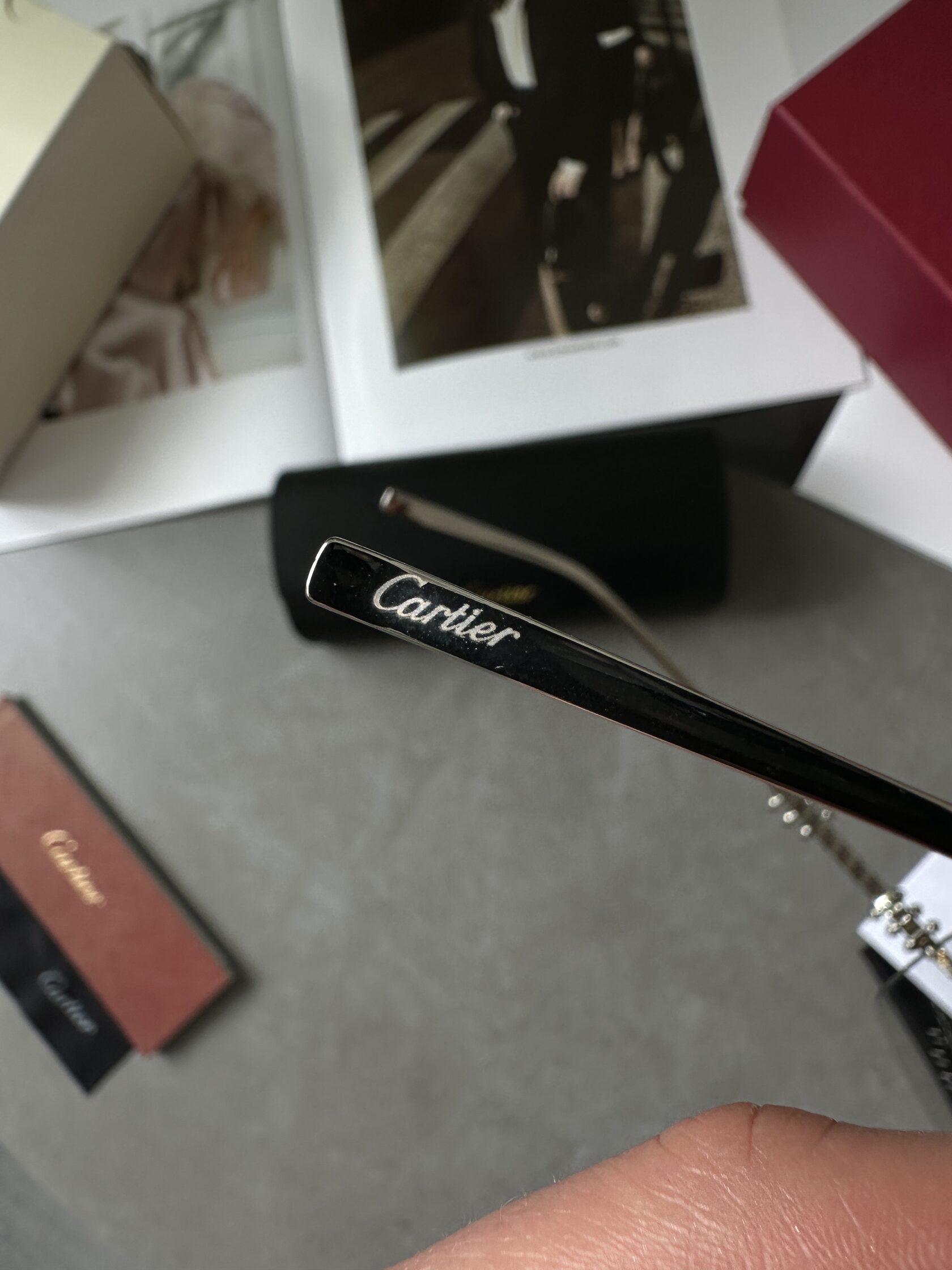 Cartier Clash Clear/Silver CT0544S 001 L Cat.2 - 15