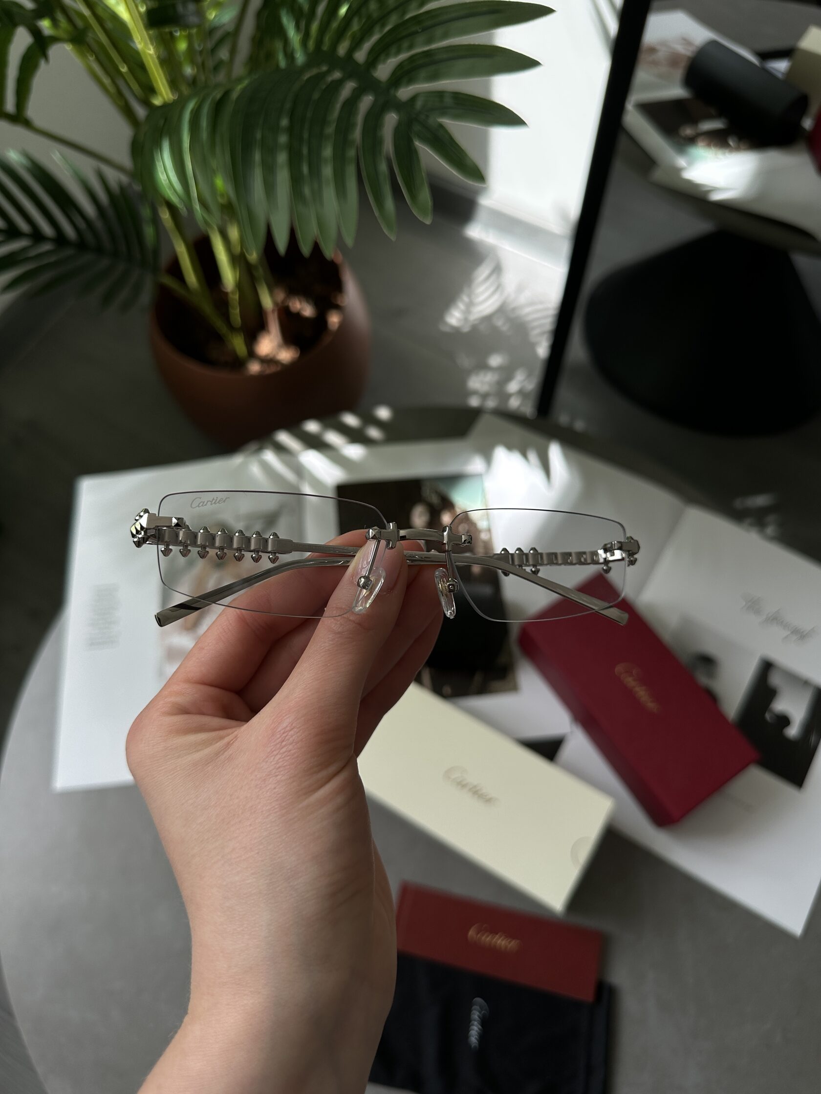 Cartier Clash Clear/Silver CT0544S 001 L Cat.2 - 9