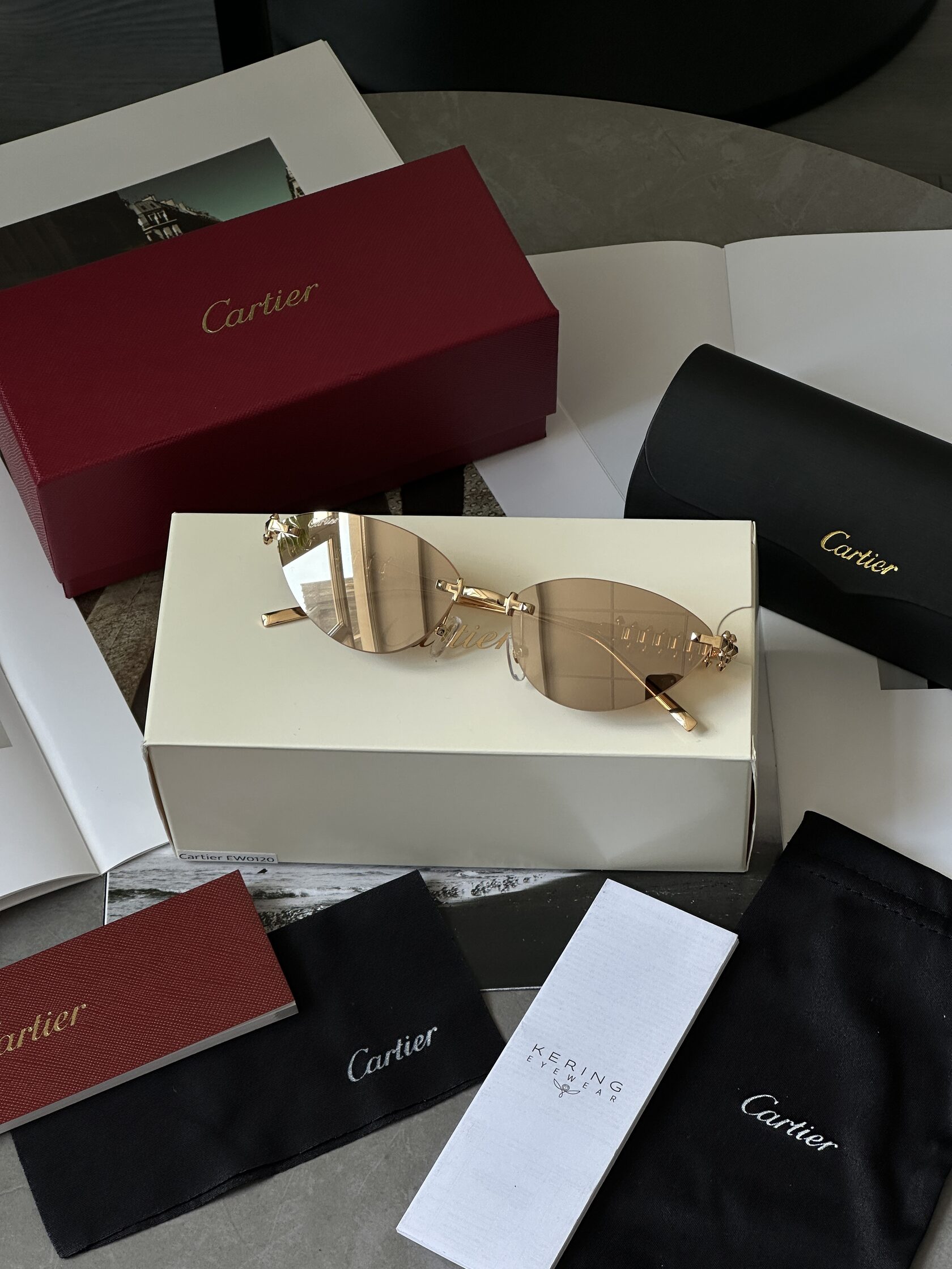 Cartier Clash Gold/Gold CT0543S 001L - 3
